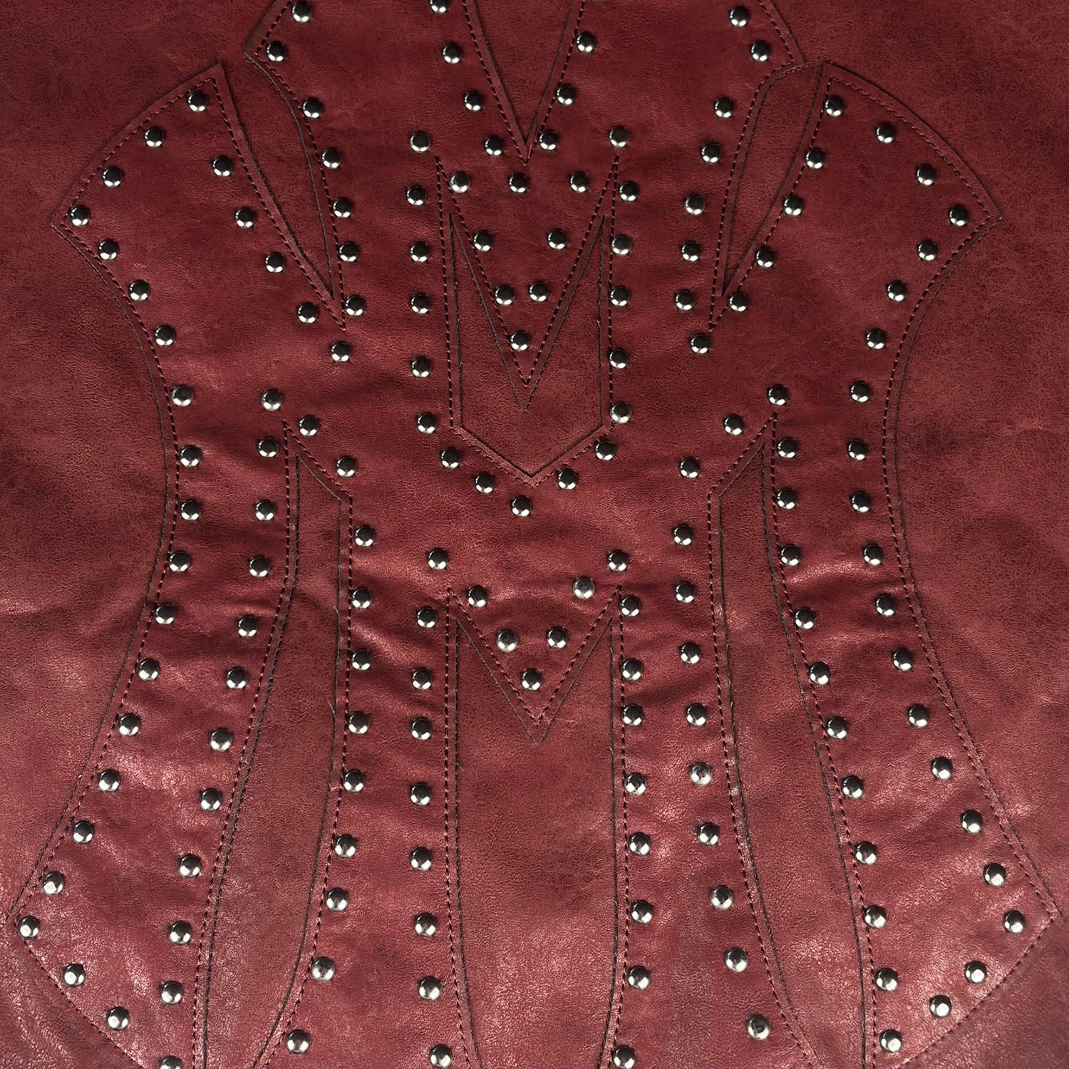 DA BIG M LEATHER JACKET RED