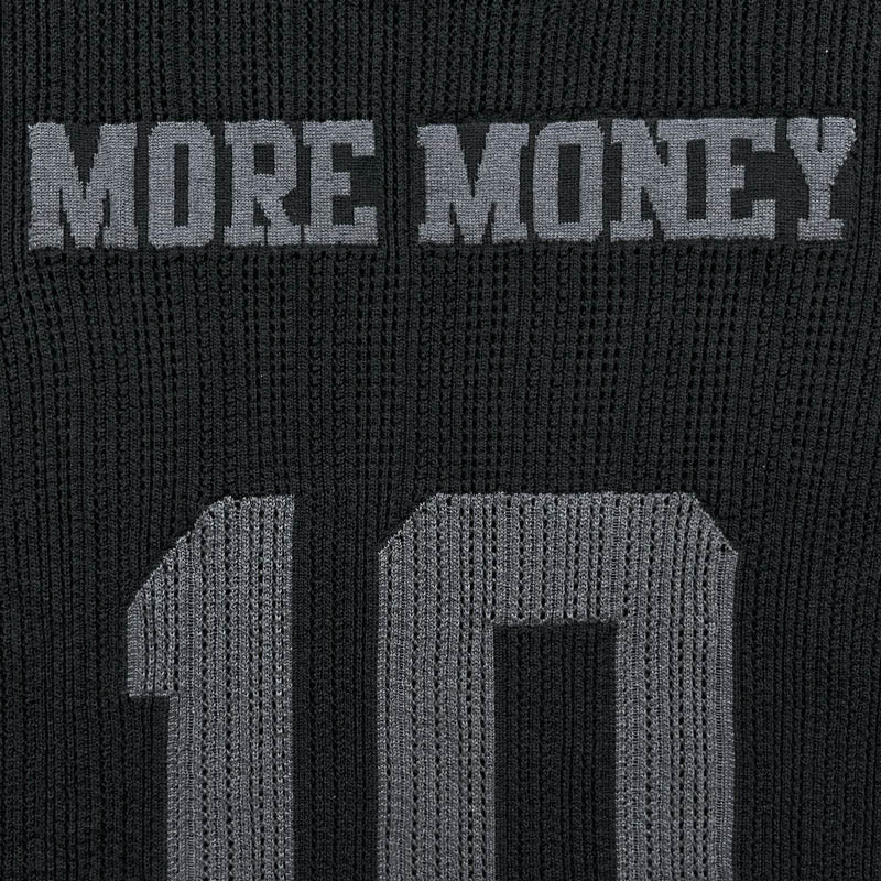 KNIT TEE JERSEY BLACK