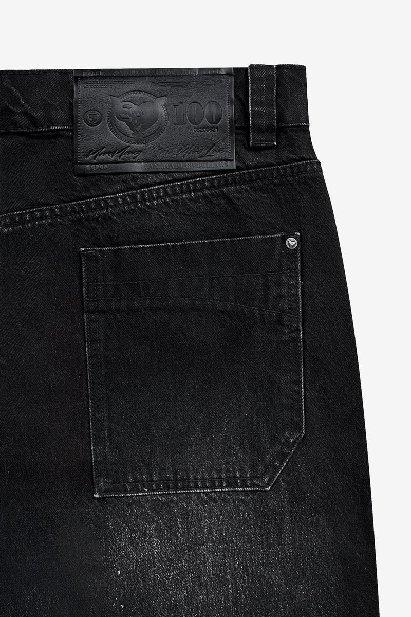 DISTINCTIVE JORTS BLACK