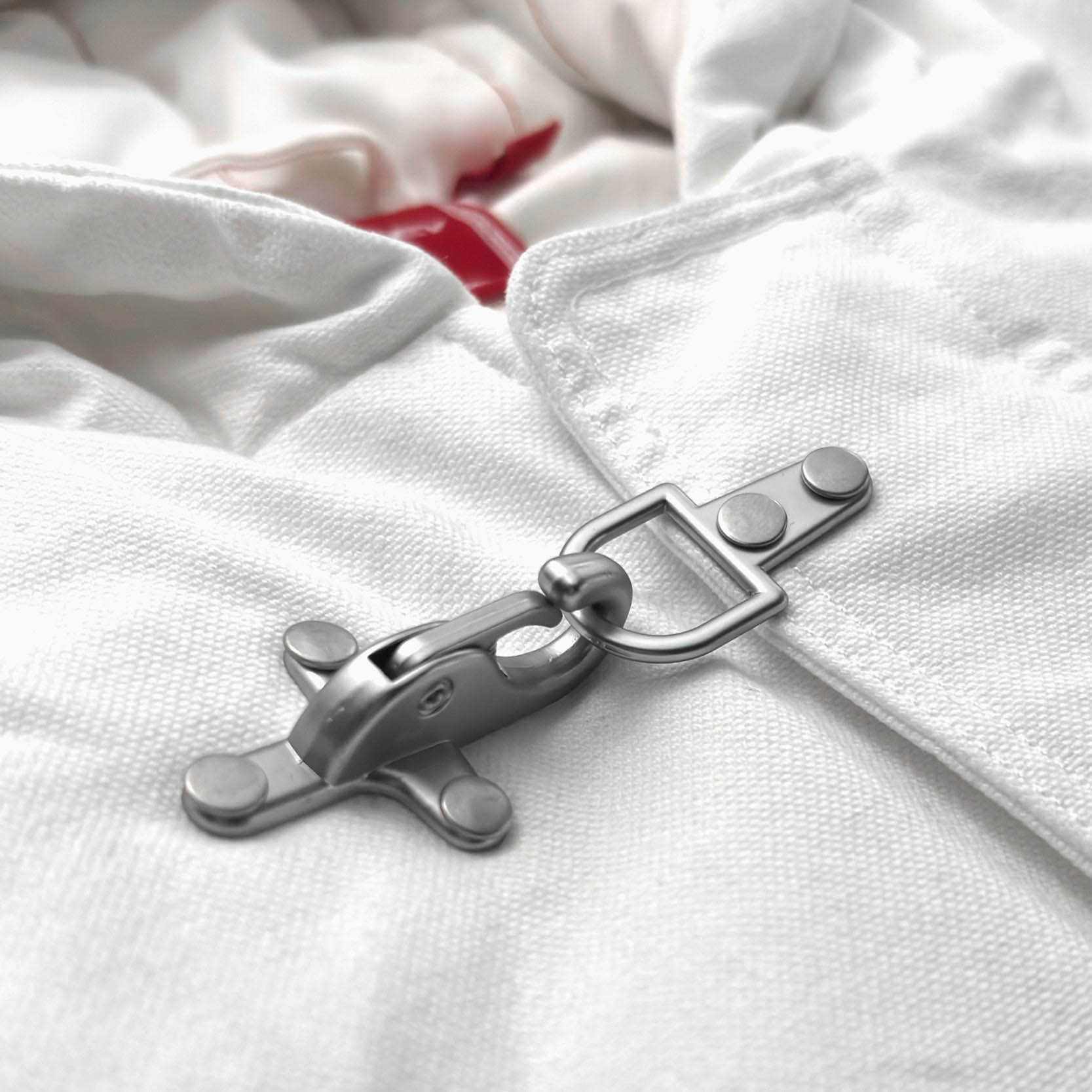 UTILITY CANVAS JACKET WHITE DUST