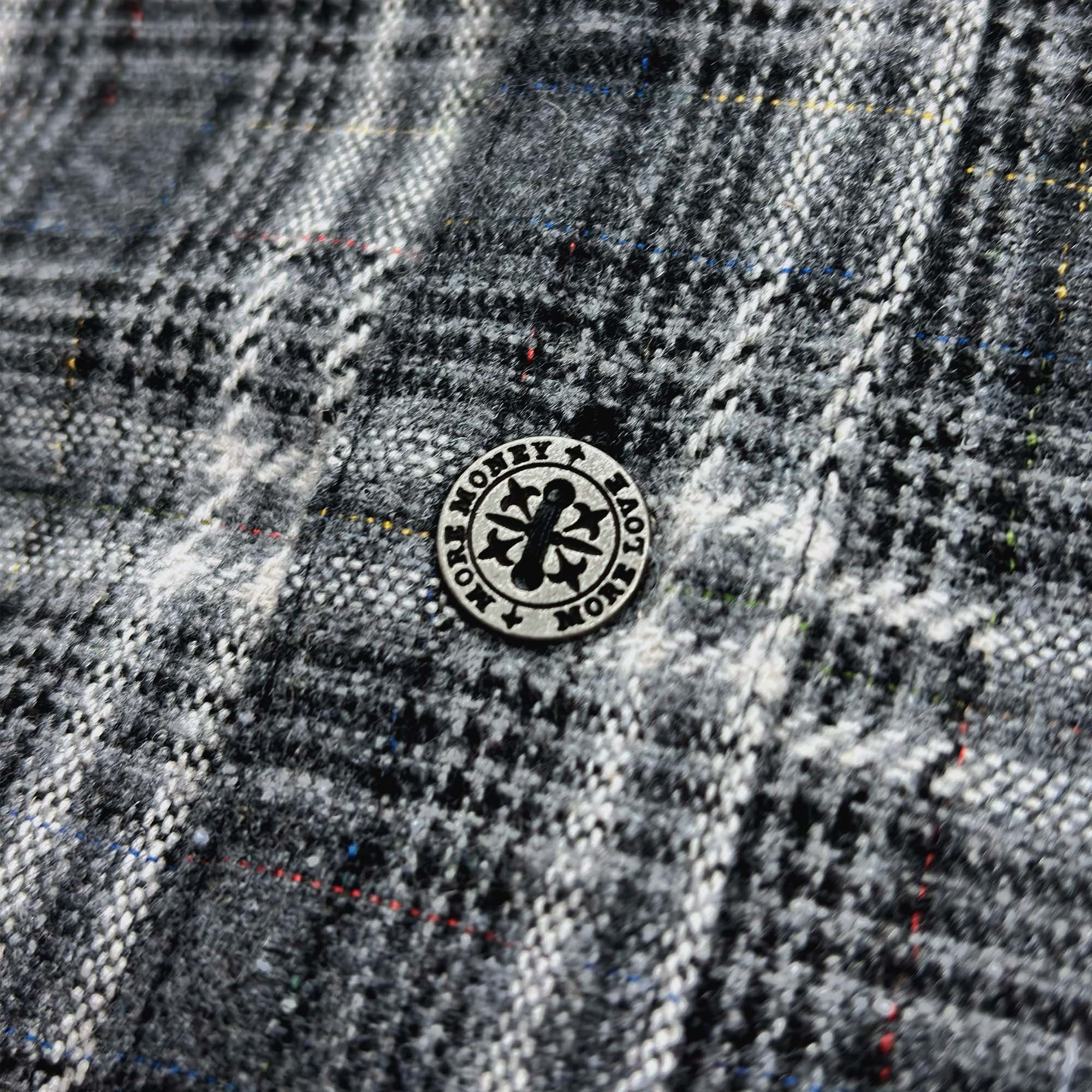 SCRIPT FLANNEL DARK GREY
