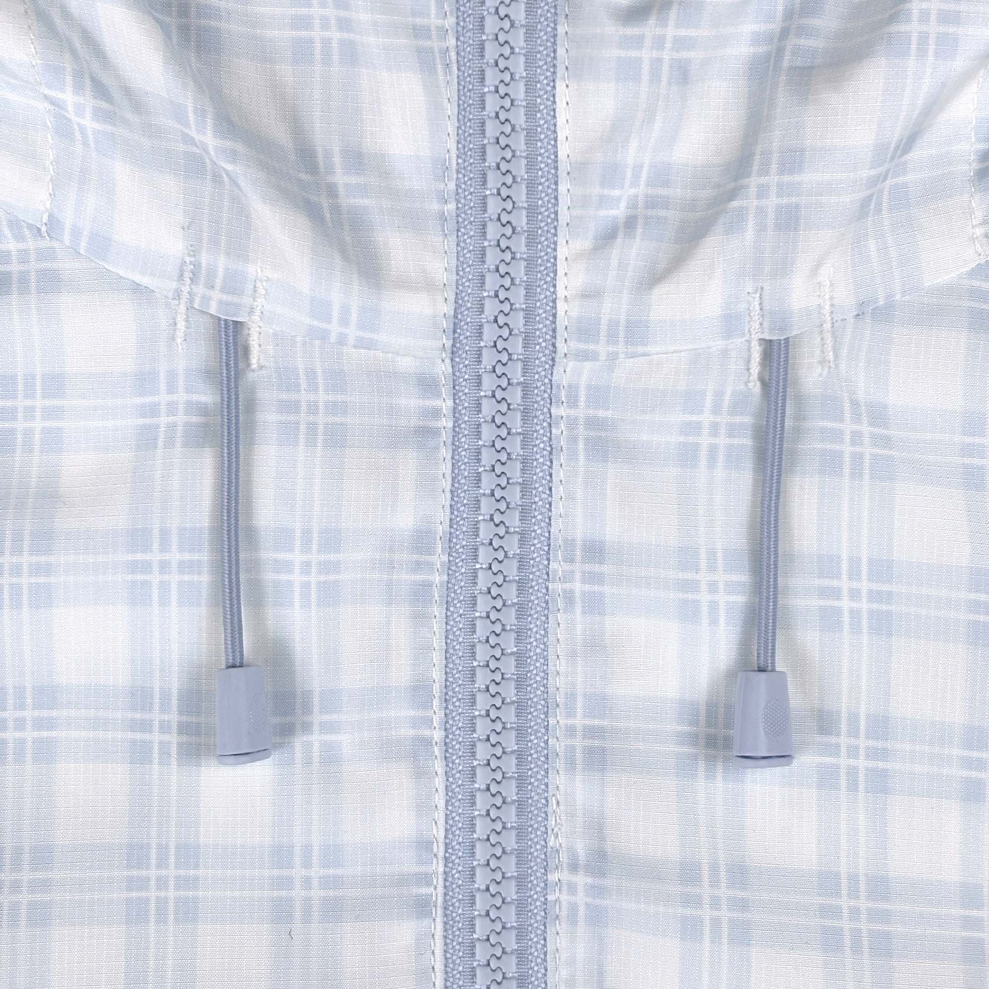 PLAID WINDBREAKER AIR BLUE