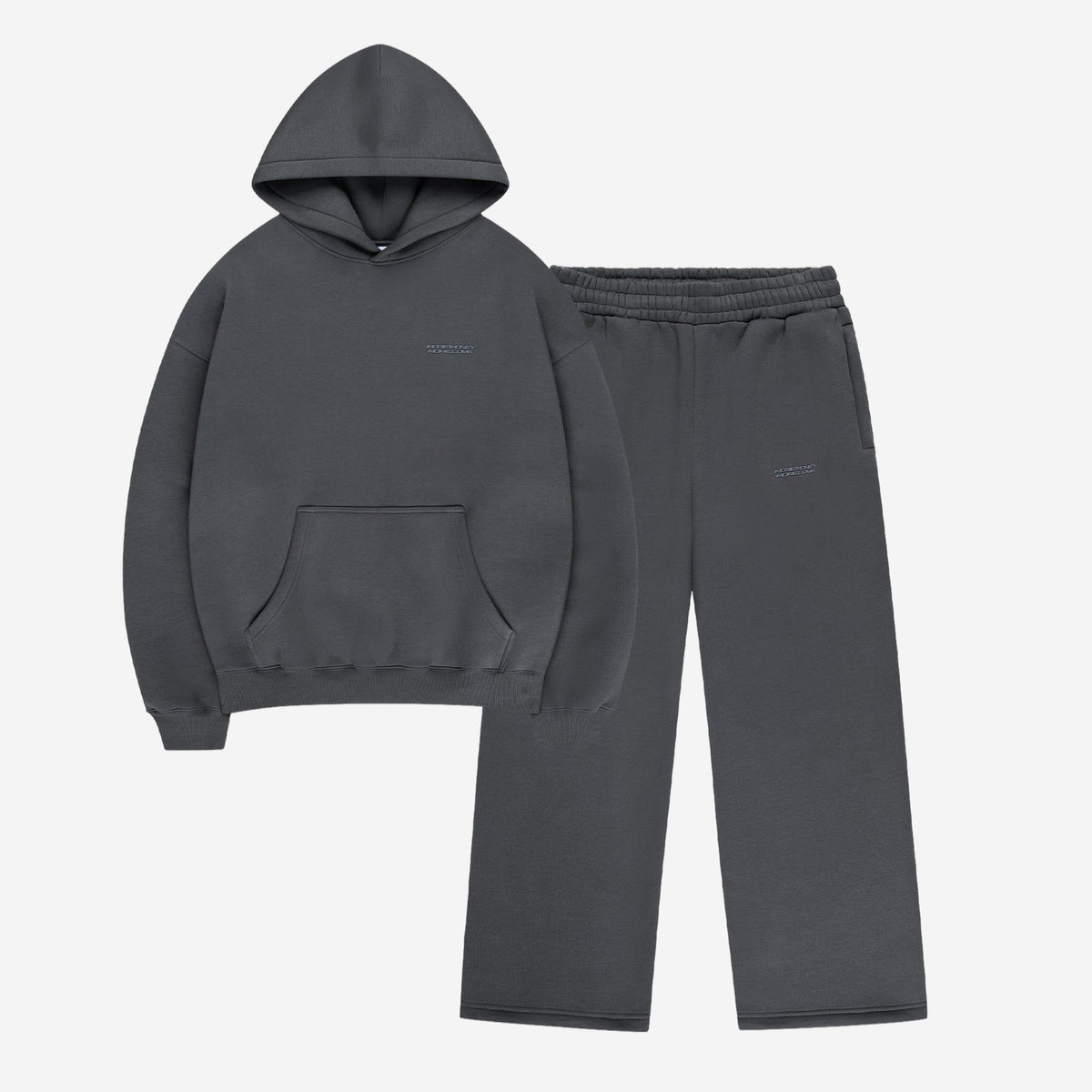 CLOUDS HOODIE + JOGGER DARK GREY
