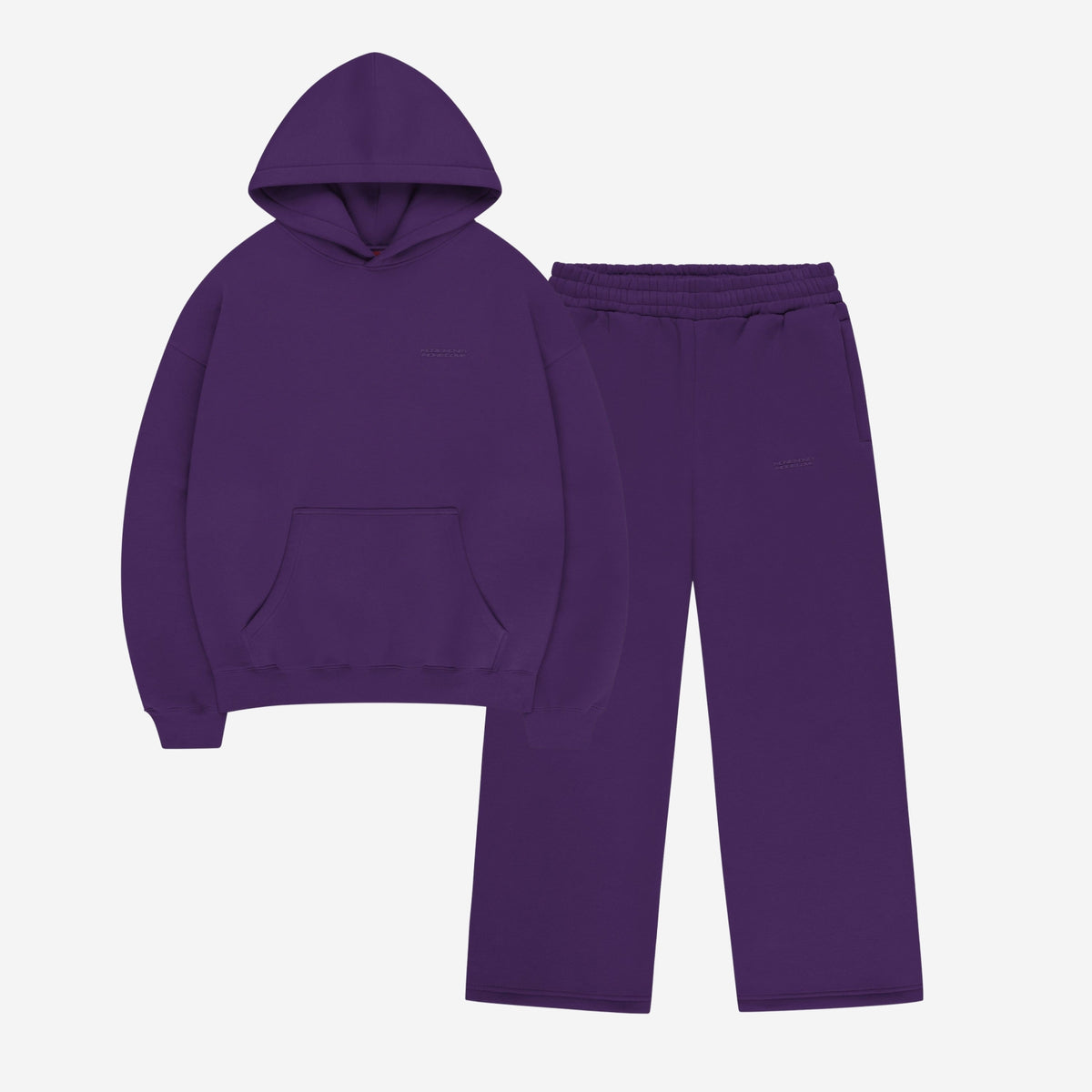 CLOUDS HOODIE + JOGGER PURPLE