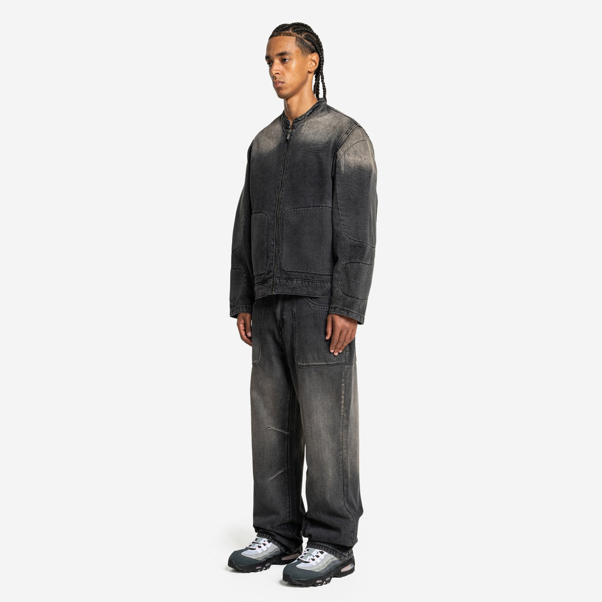 CRUSH DENIM BLACK WASHED