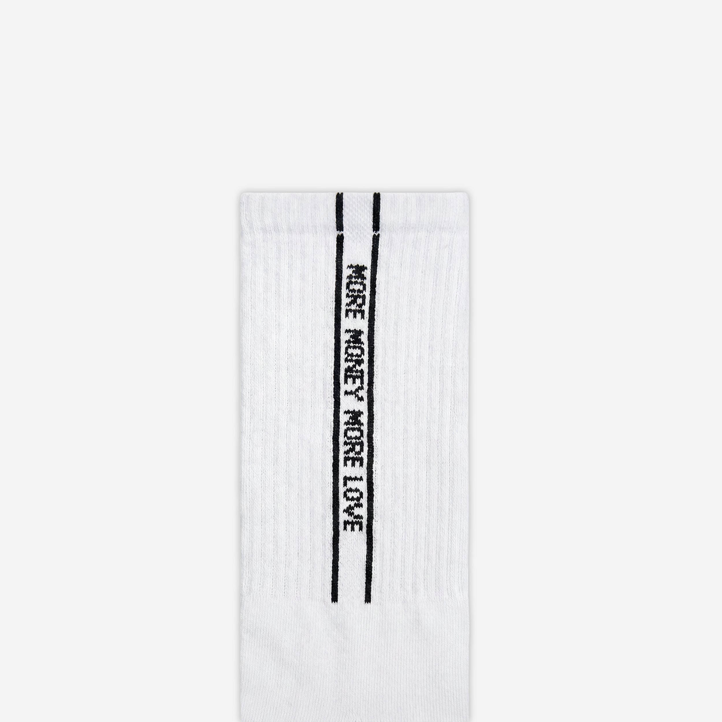 STRIPED SOCKS WHITE (3-PACK)