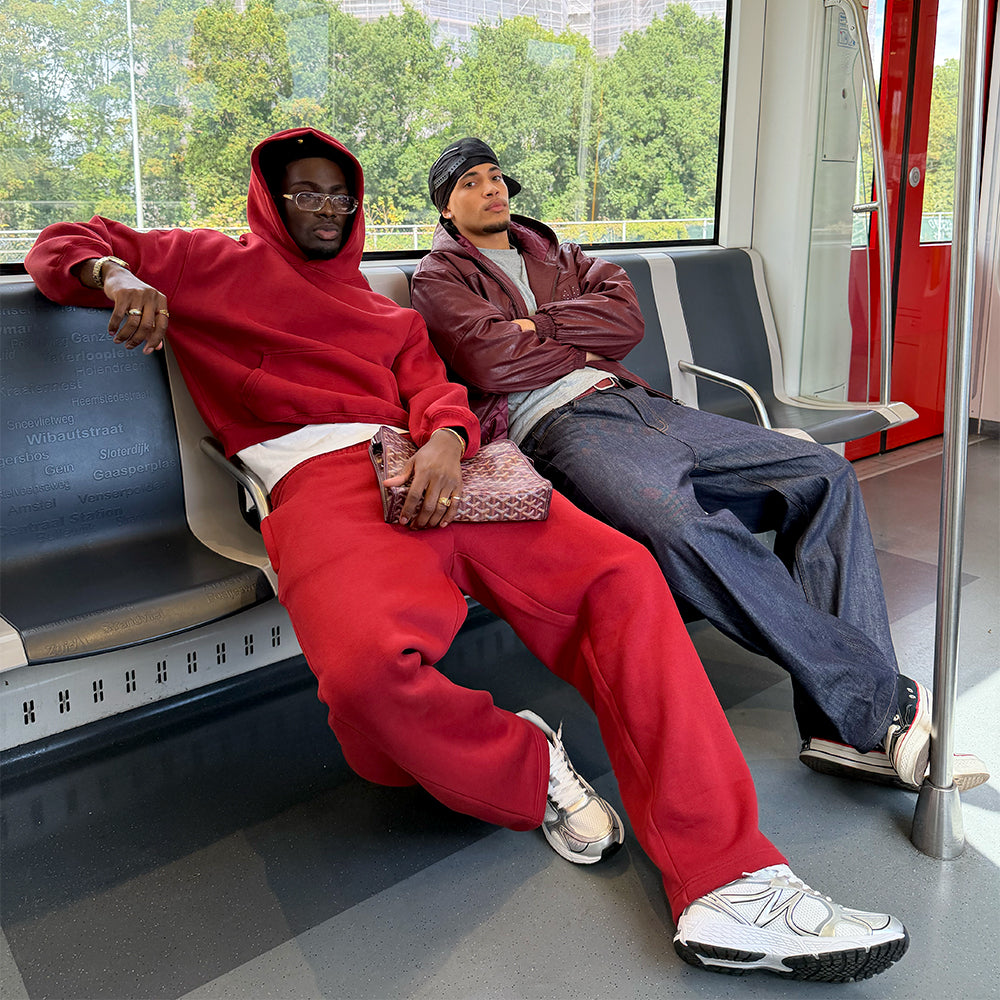 CLOUDS HOODIE BORDEAUX