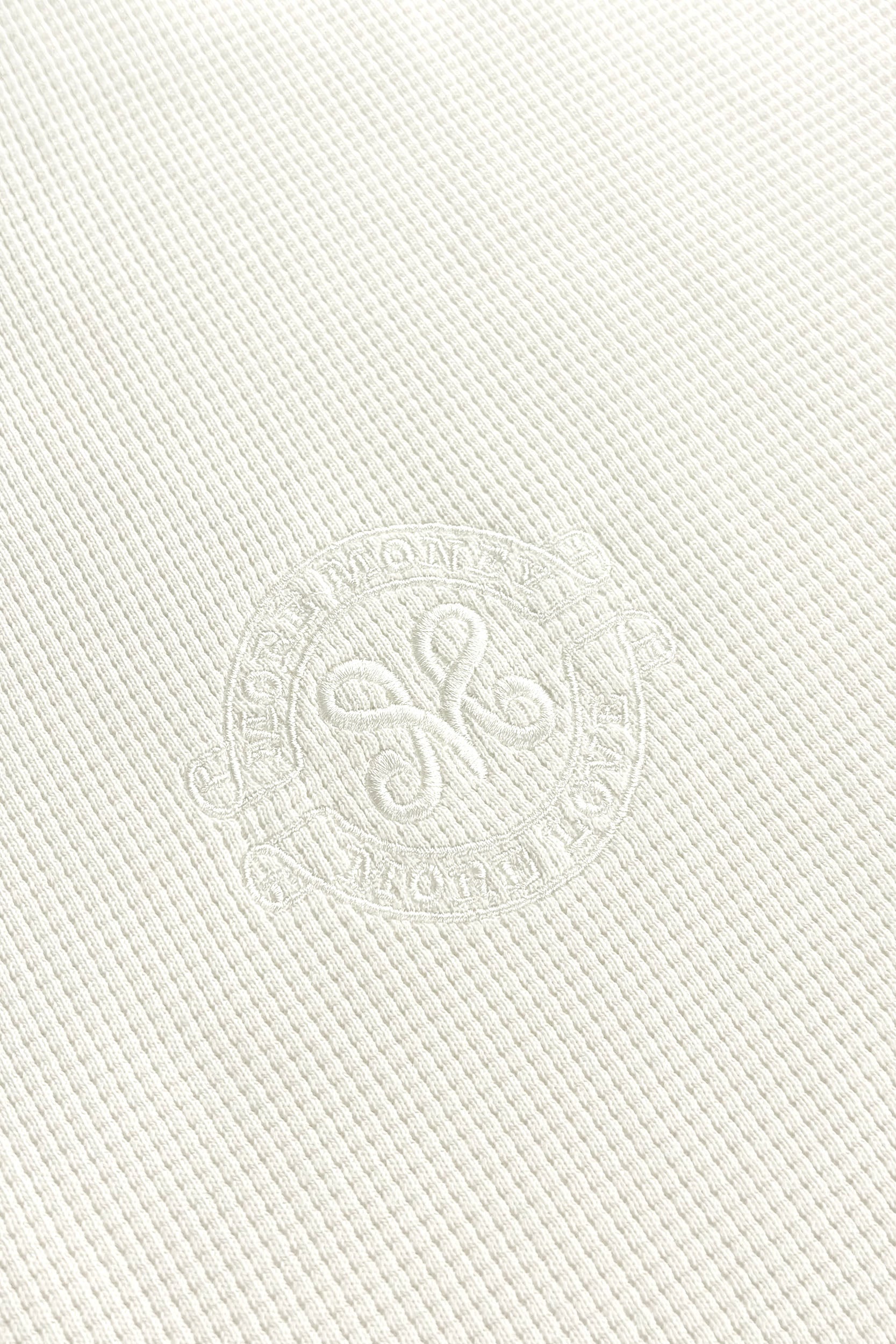 LEGACY WAFFLE ZIP HOODIE CREAM