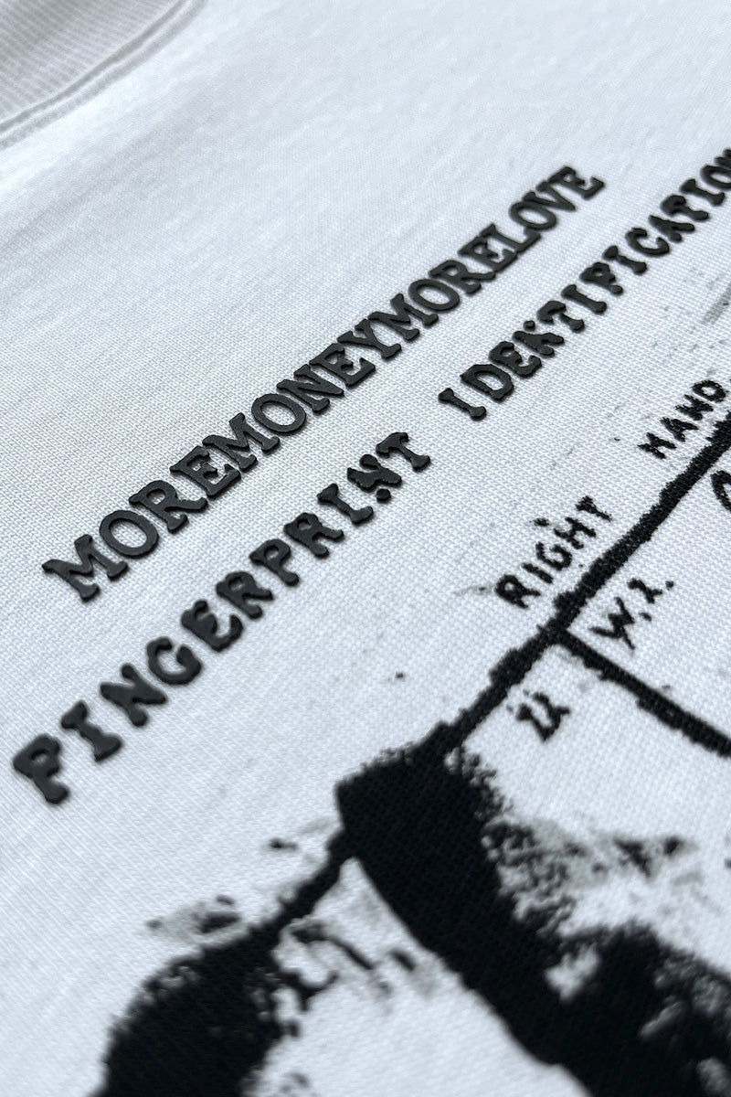 FINGERPRINTS TEE WHITE
