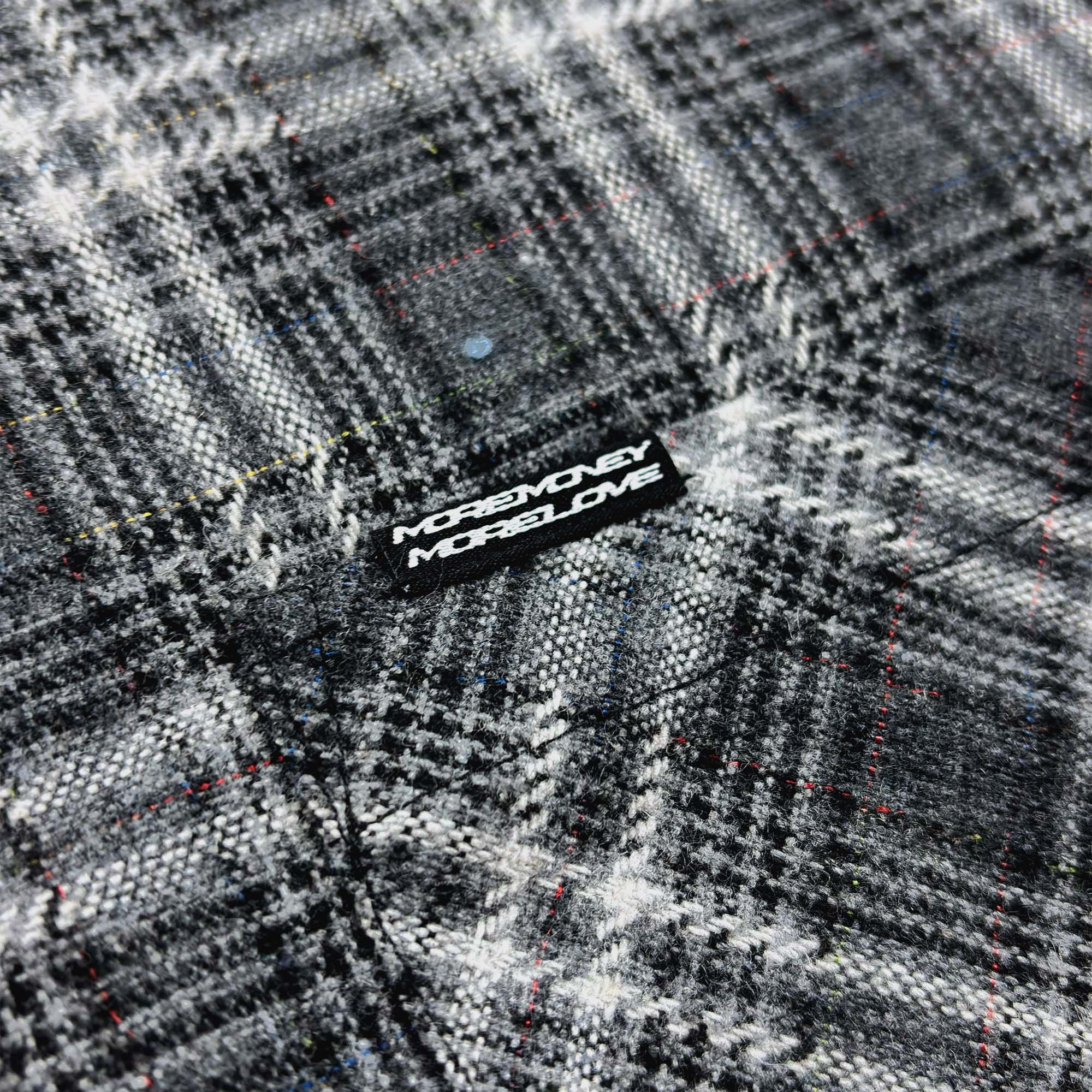 SCRIPT FLANNEL DARK GREY