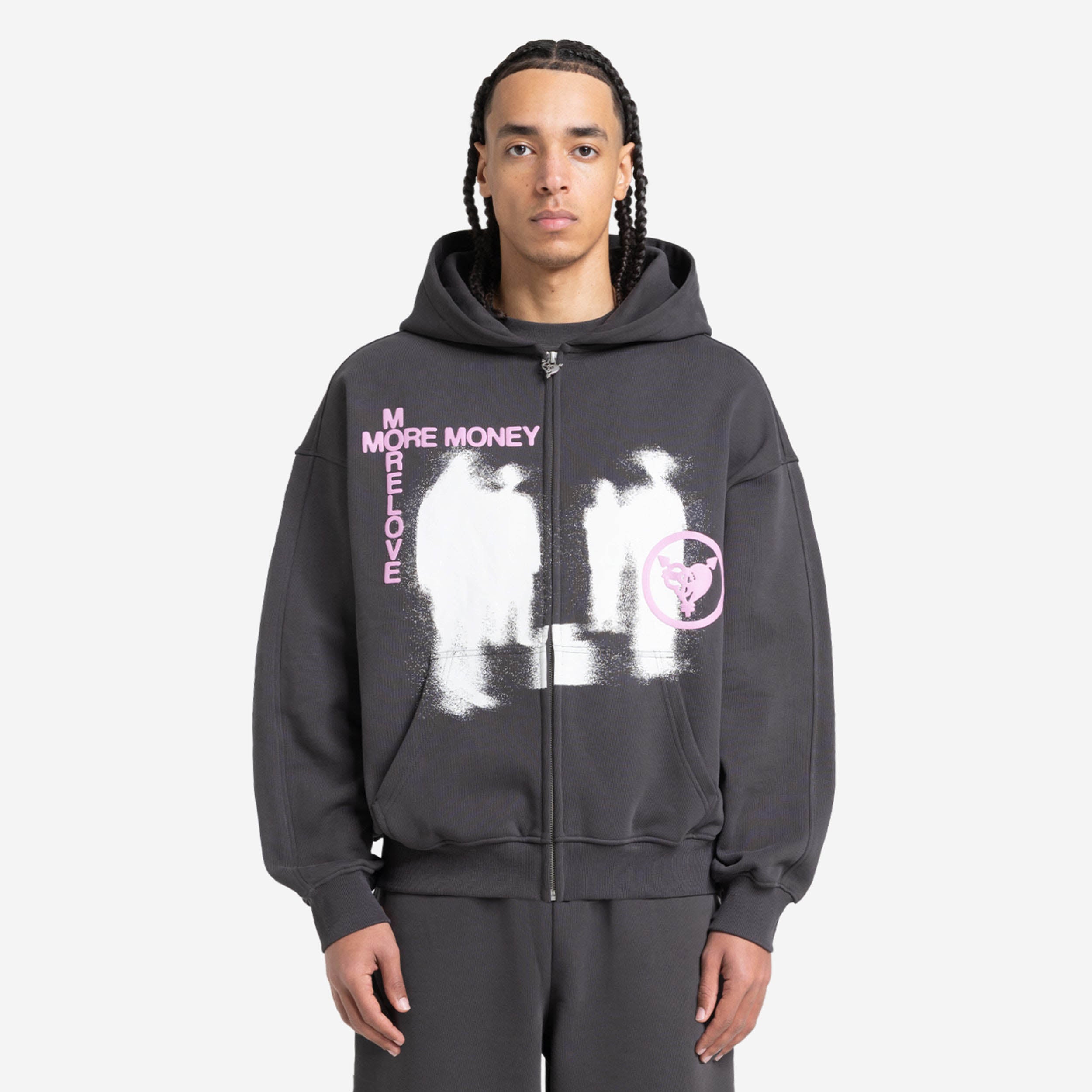 LOST BOND ZIP DARK GREY