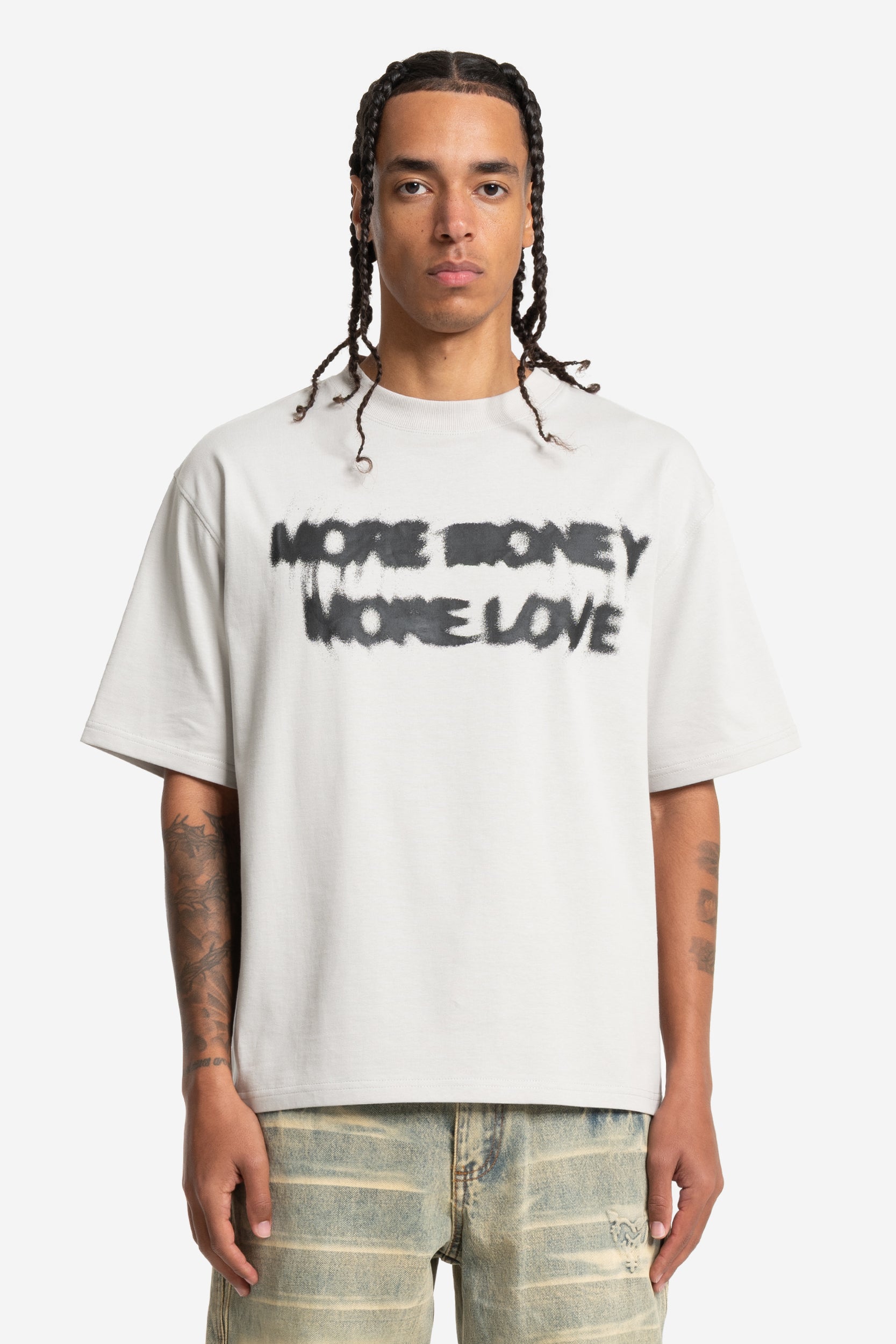 LUCID SIGHT TEE LIGHT GREY