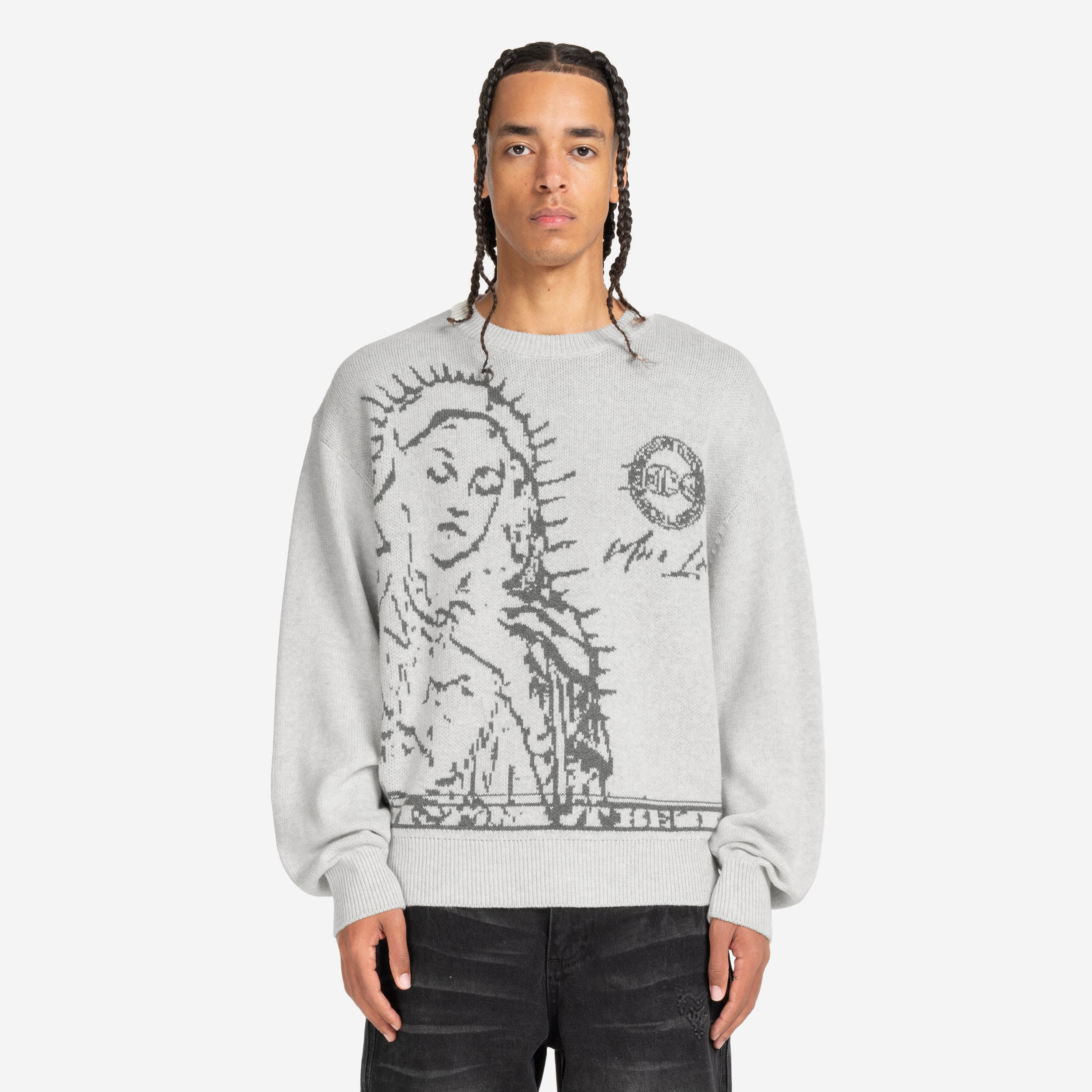 MORE BLESSINGS KNIT GREY