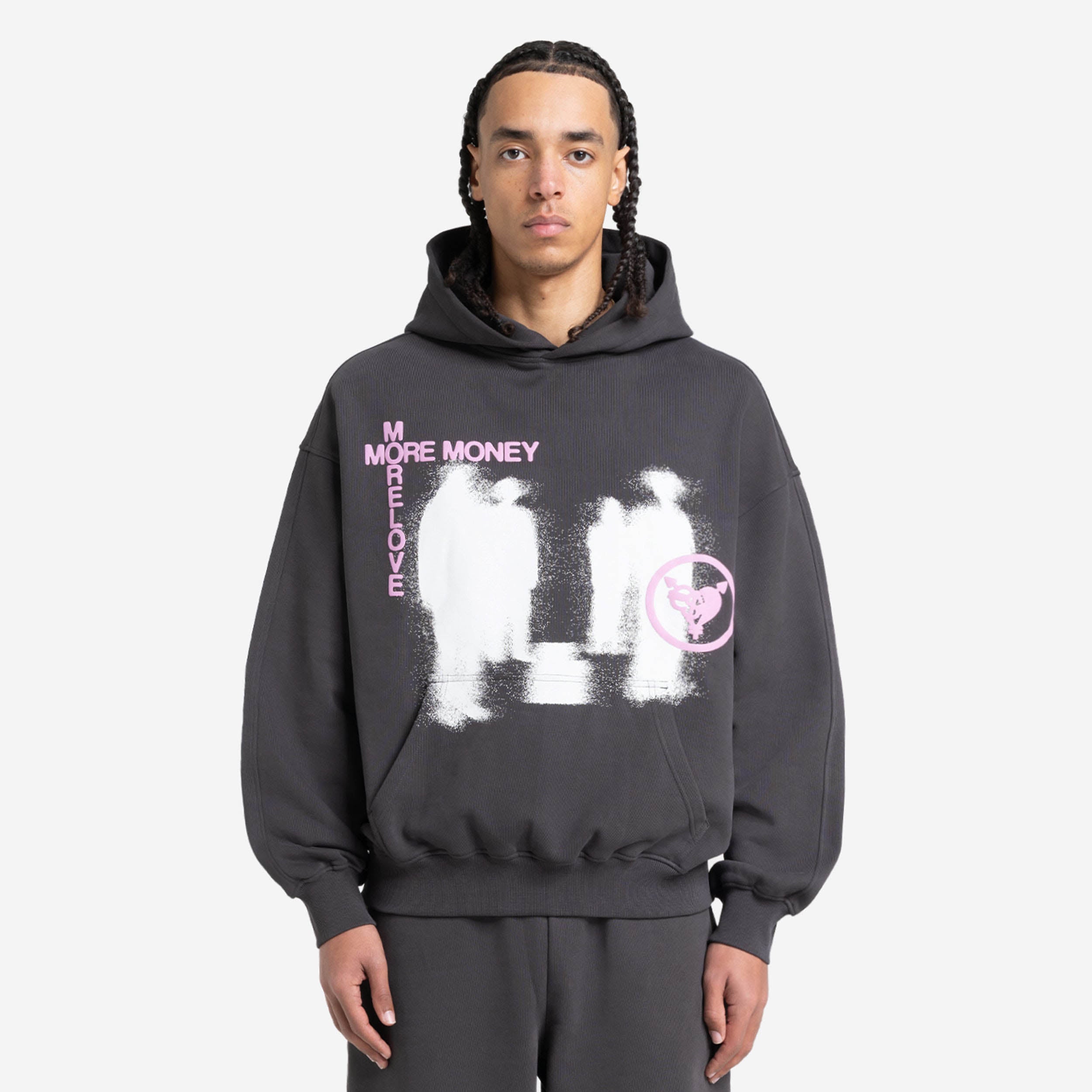 LOST BOND HOODIE DARK GREY