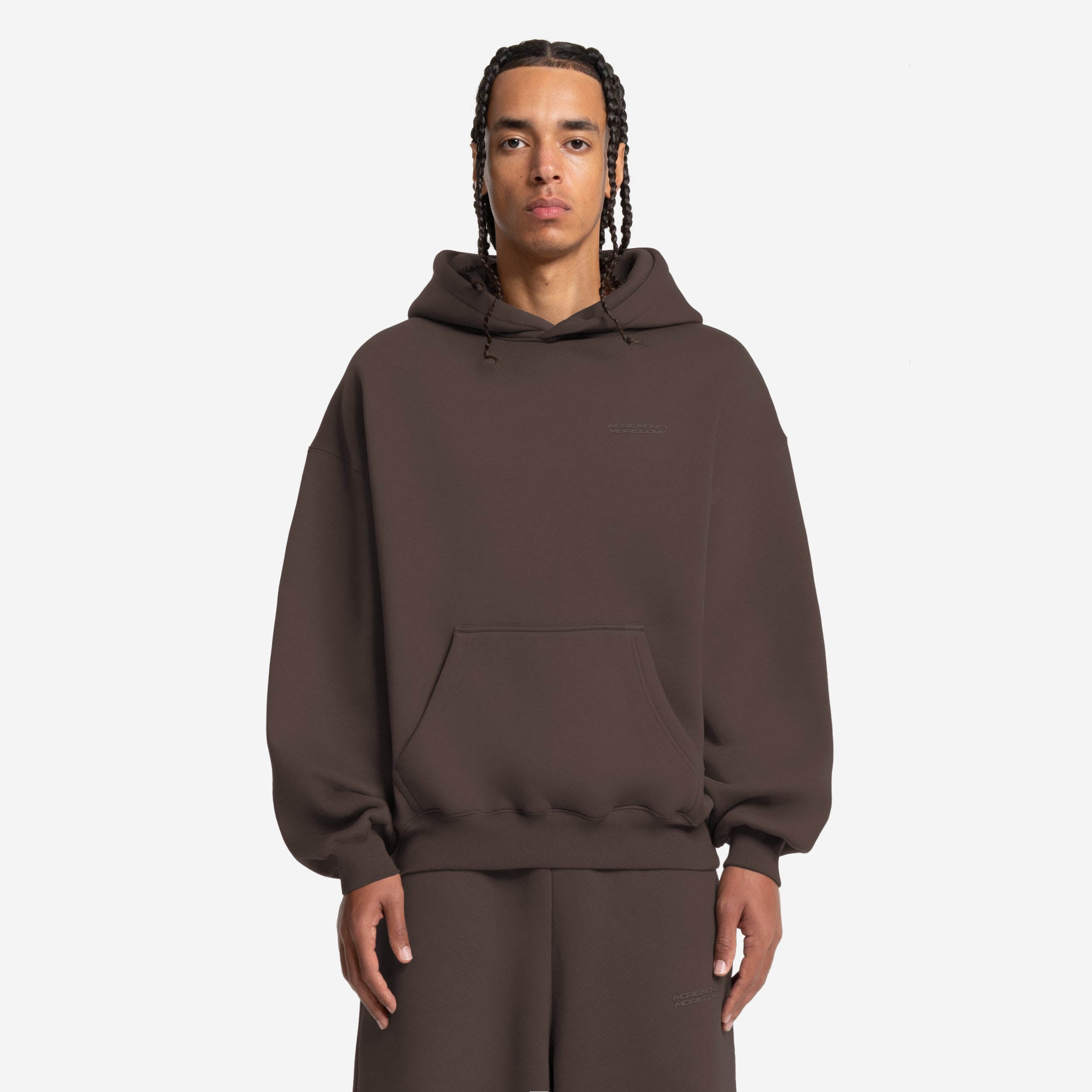 CLOUDS HOODIE BROWN