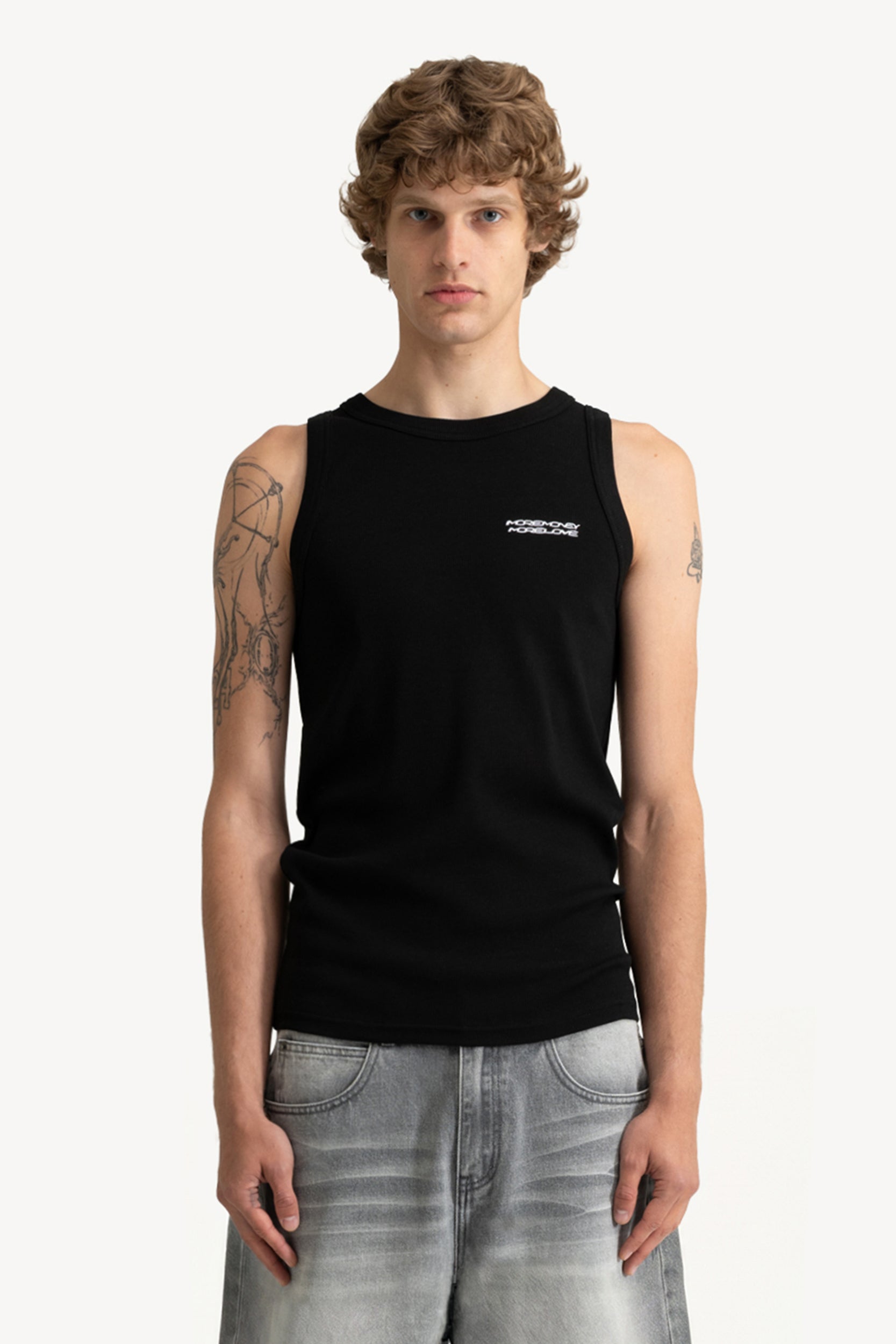 TANKTOP BLACK (2-PACK)