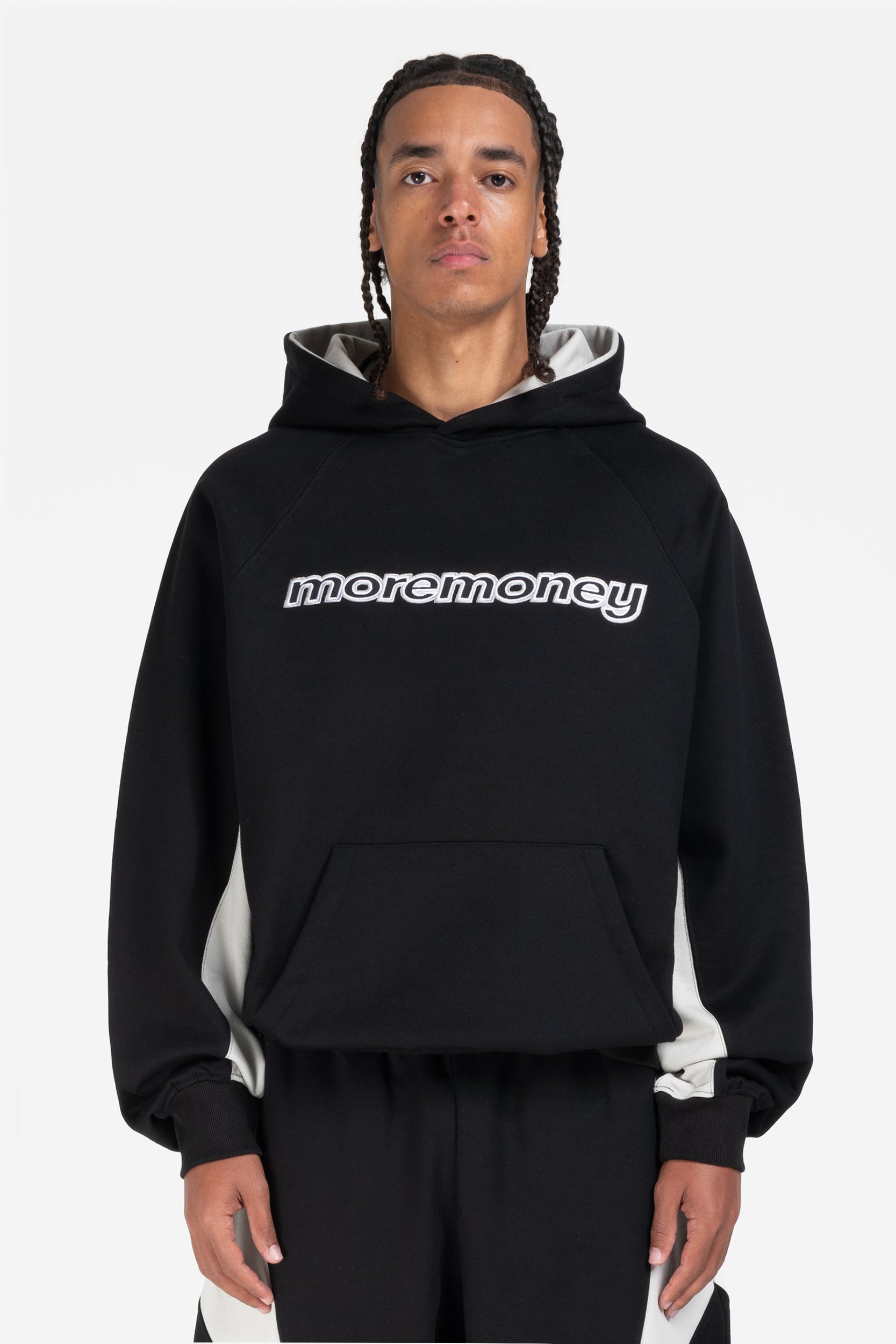 PANEL HOODIE BLACK