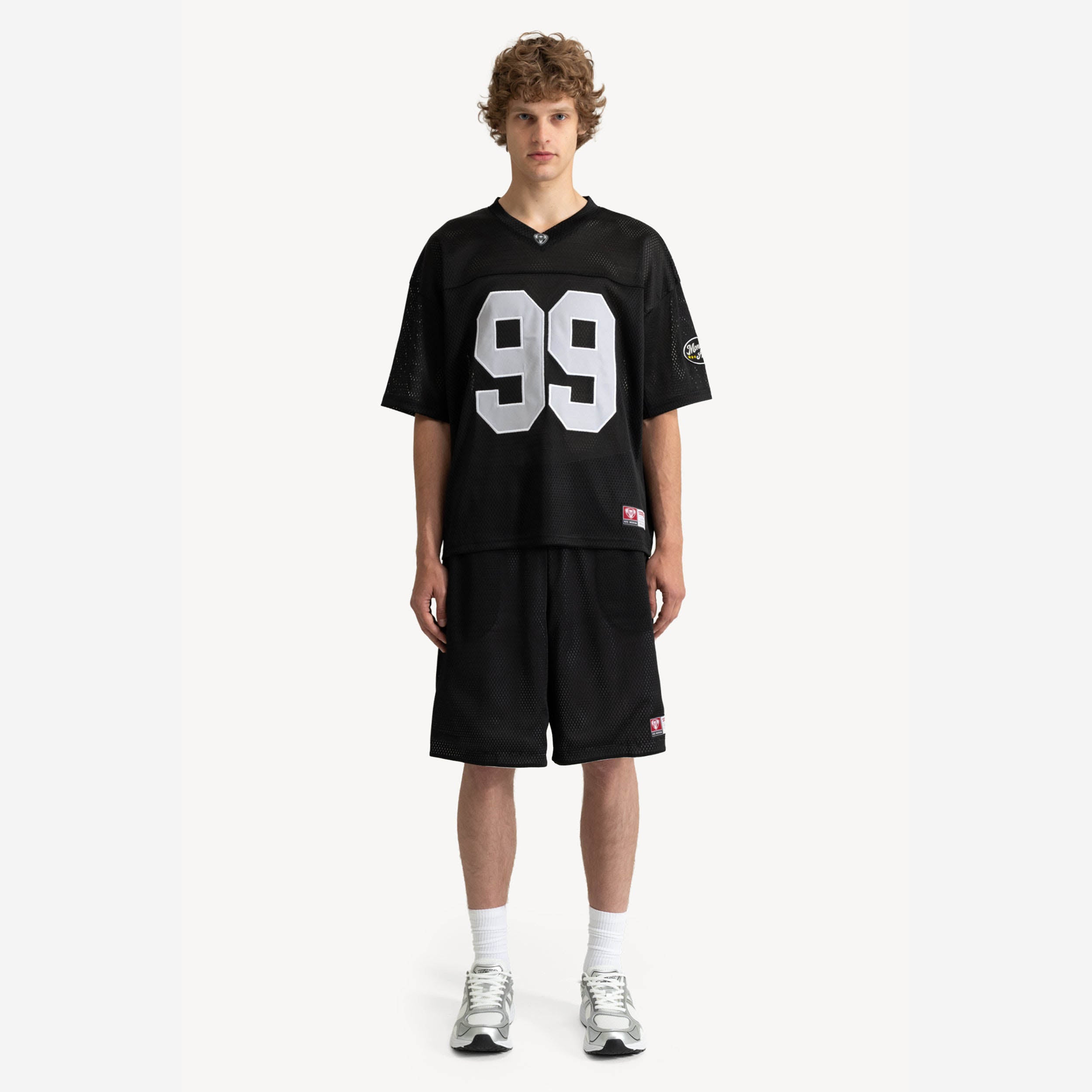 TOUCHDOWN MESH JERSEY BLACK + REVERSIBLE TOUCHDOWN MESH SHORTS