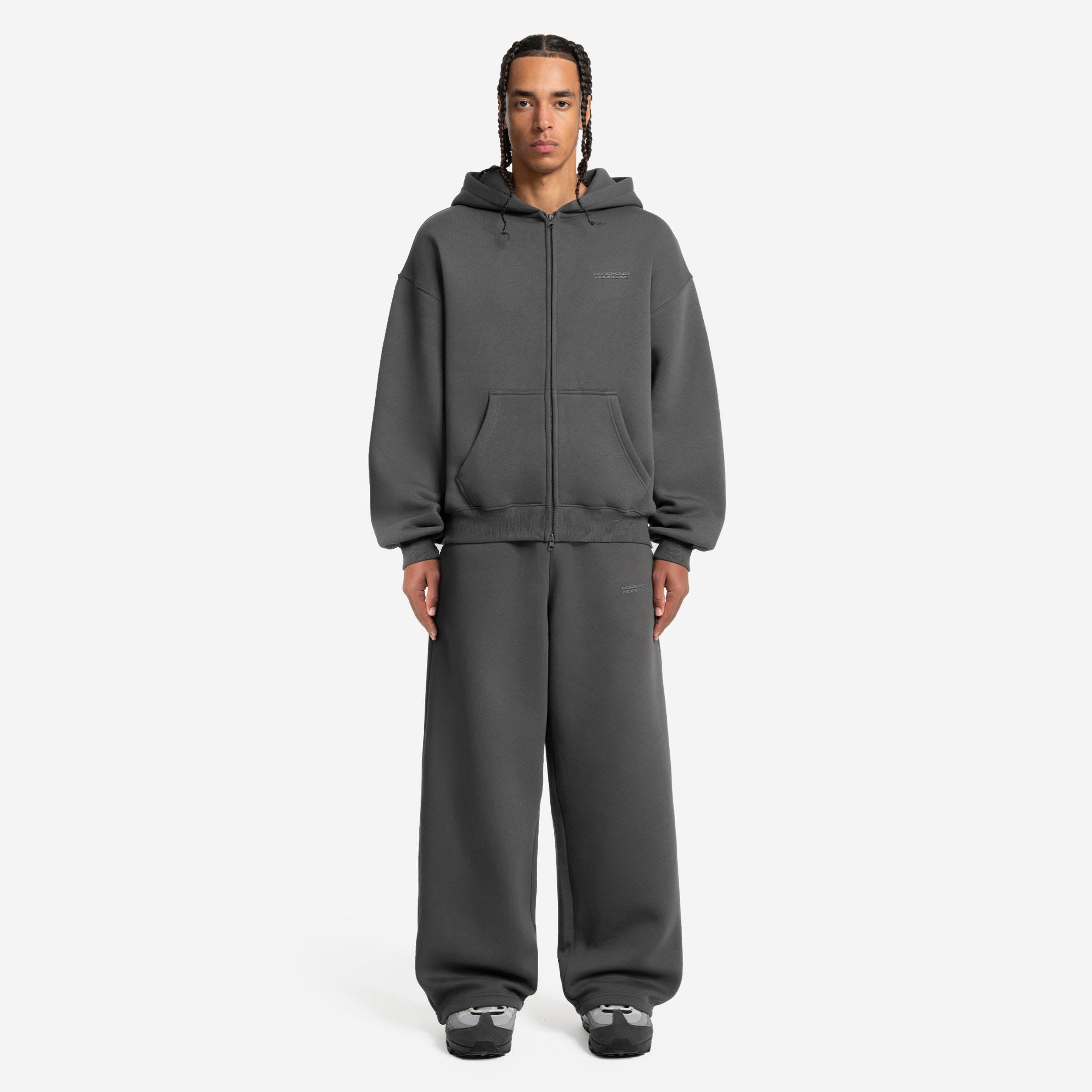 CLOUDS ZIP DARK GREY
