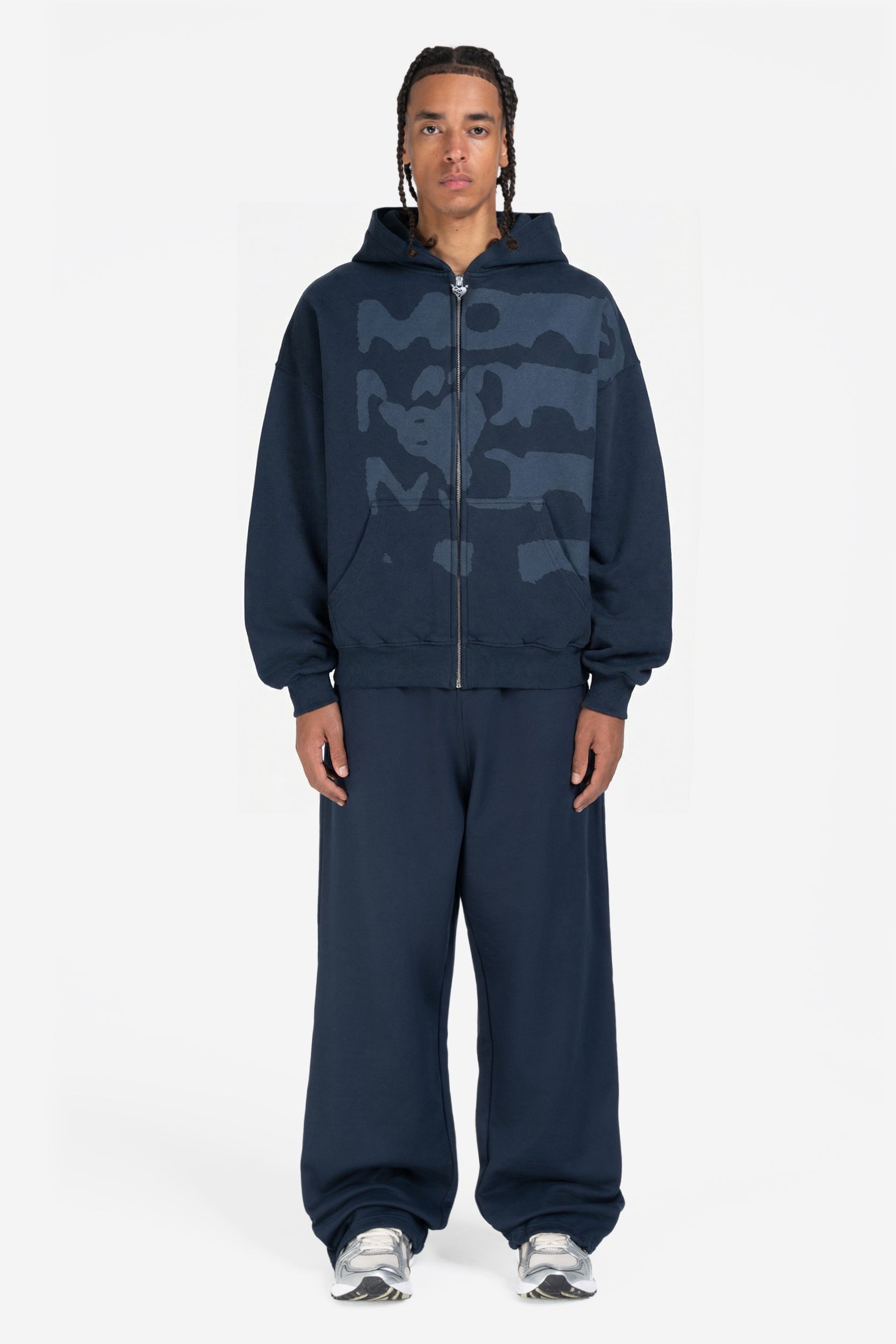 RADIANT CASH ZIP NAVY