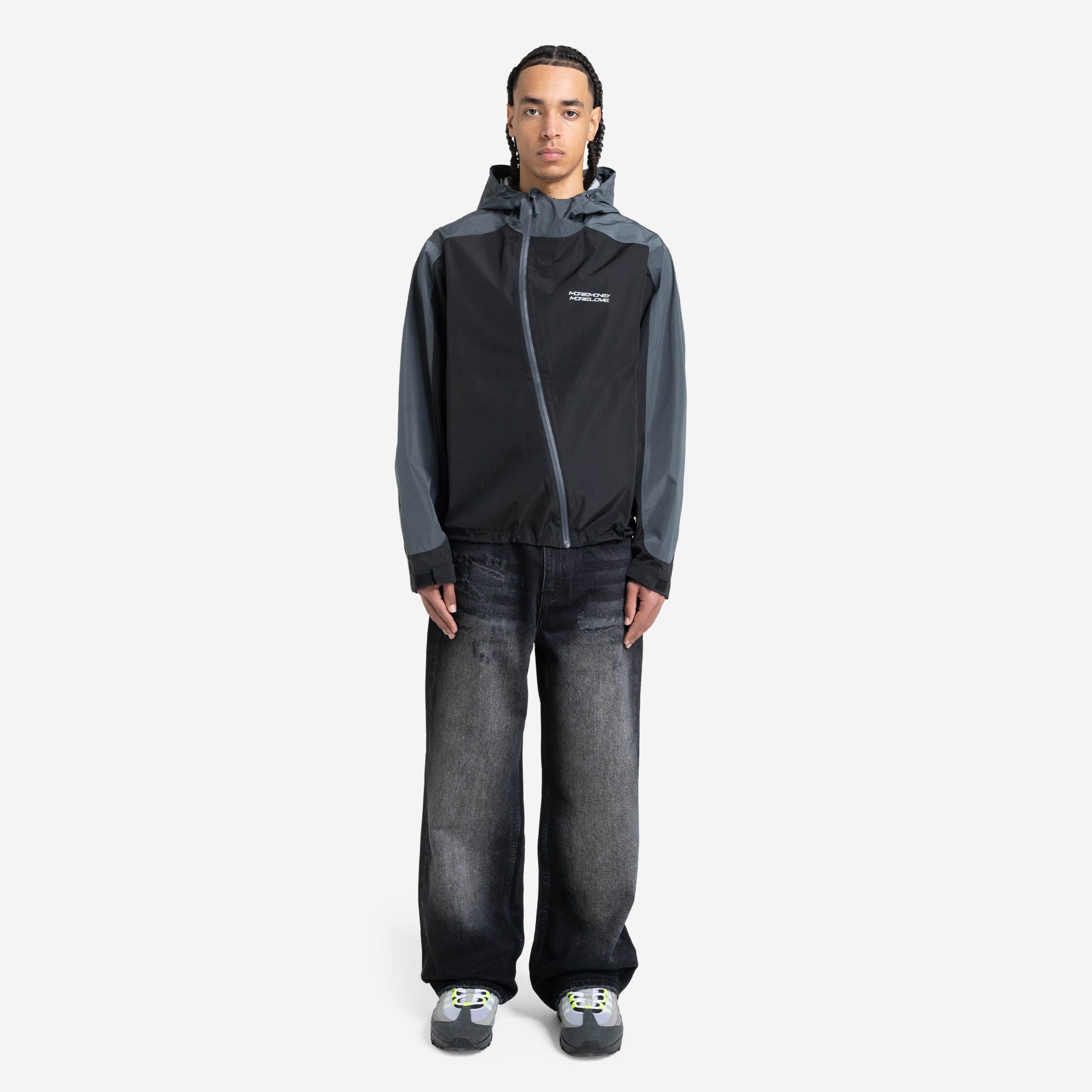 MULTIFACED SHELL JACKET BLACK NOTES