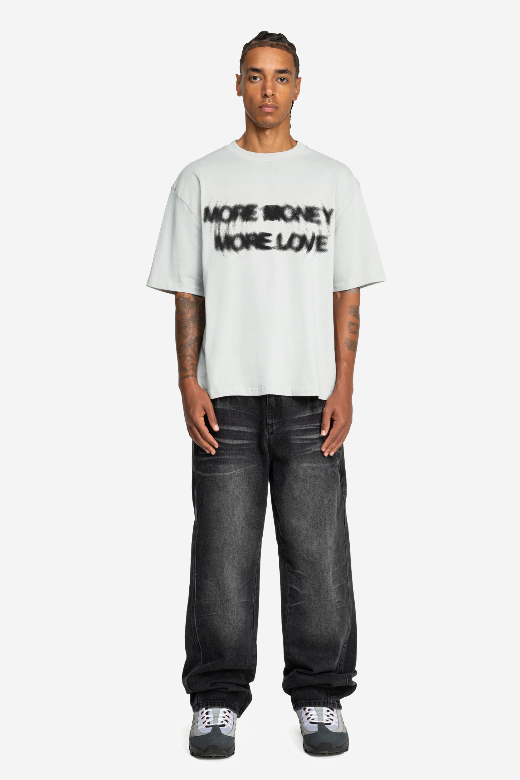 LUCID SIGHT TEE LIGHT GREY