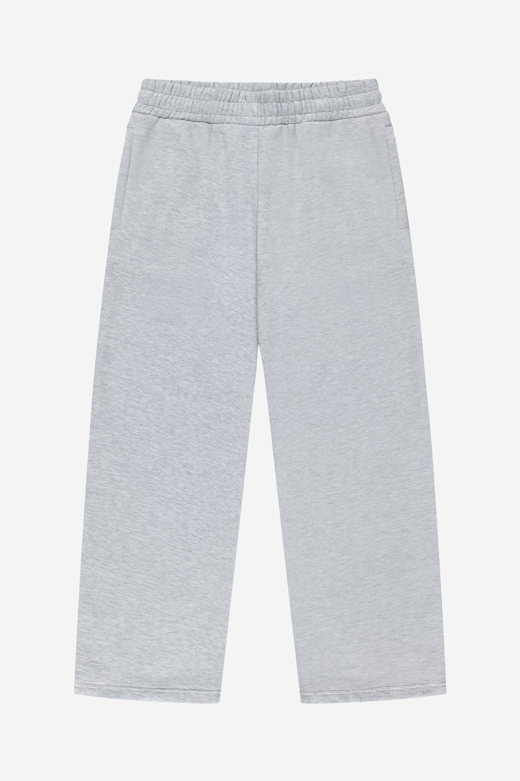 OPEN LEG JOGGER GREY MELANGE