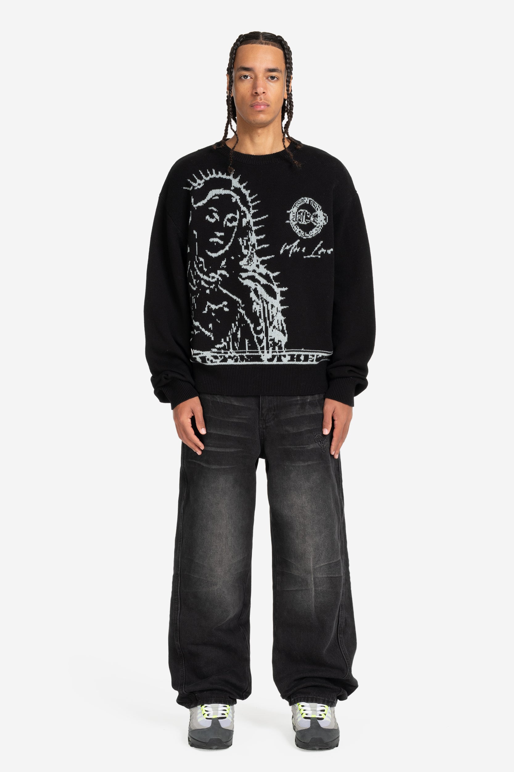 MORE BLESSINGS KNIT BLACK