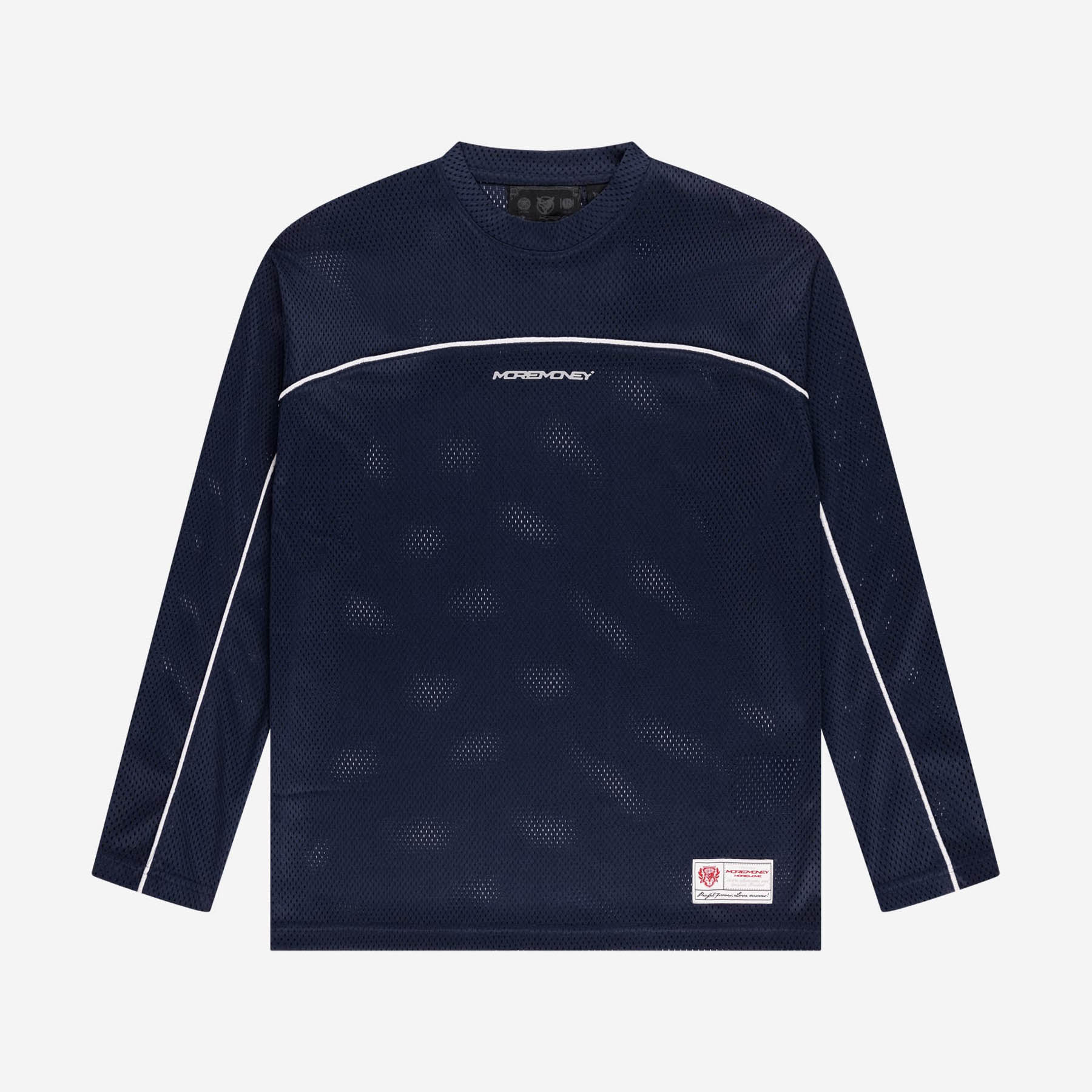 LONGSLEEVE MESH TEE NAVY