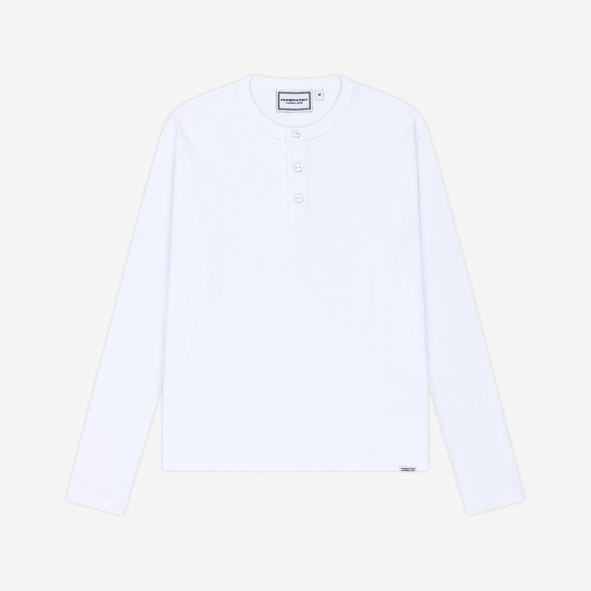 HENLEY WAFFLE LONGSLEEVE WHITE