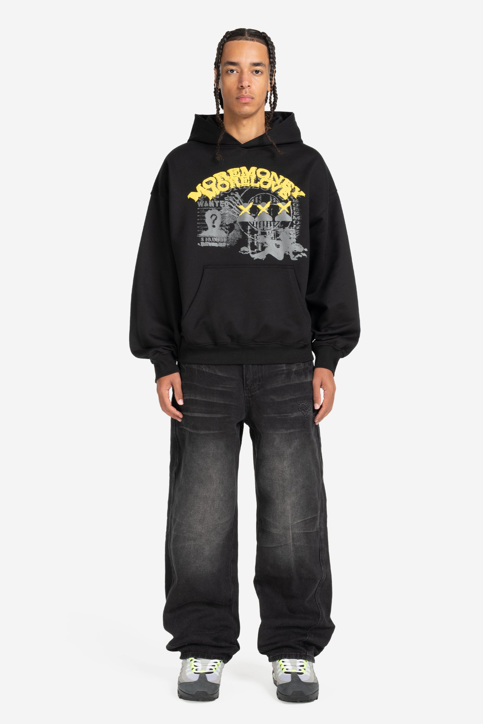 WILDLY WANTED HOODIE BLACK