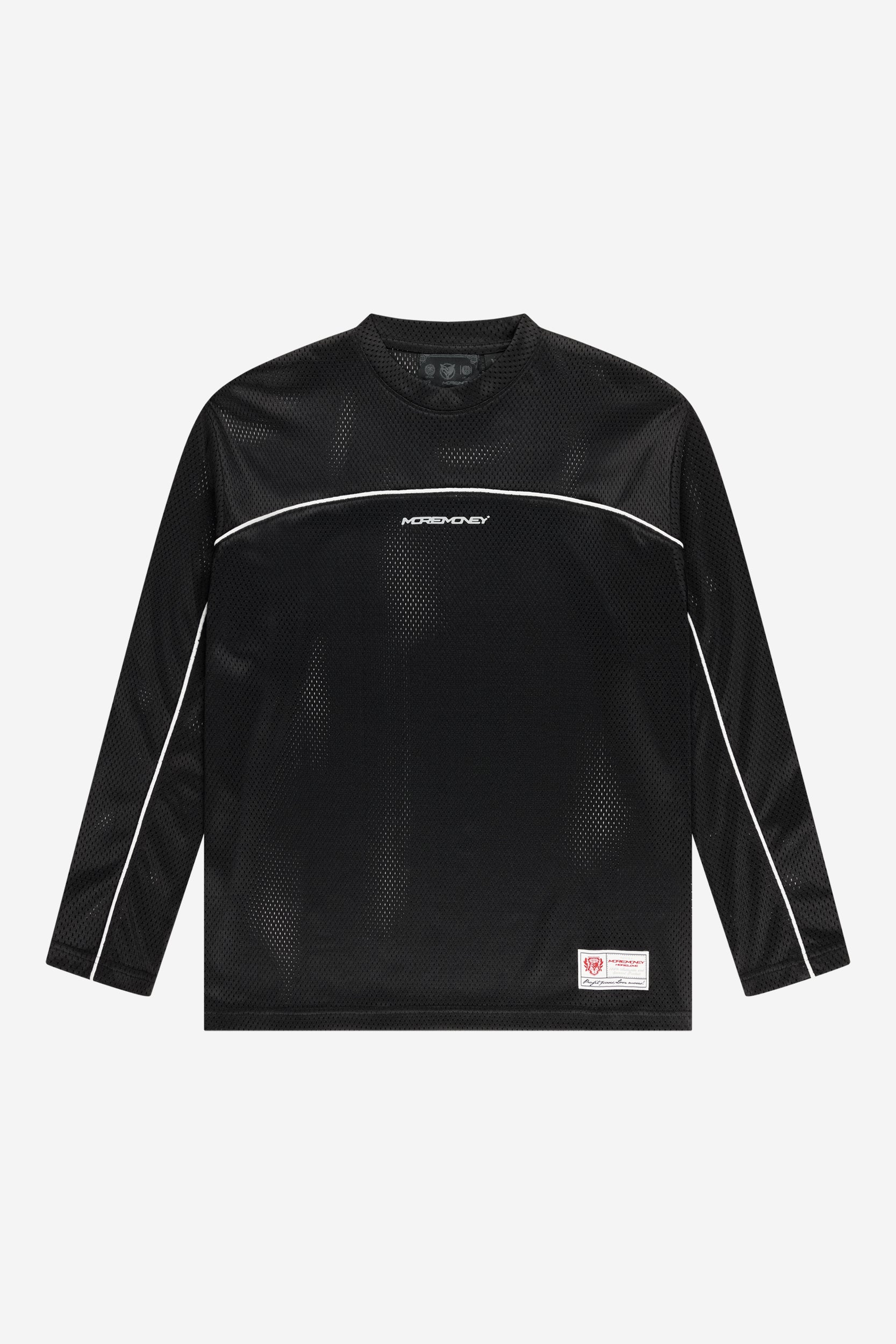 LONGSLEEVE MESH TEE BLACK