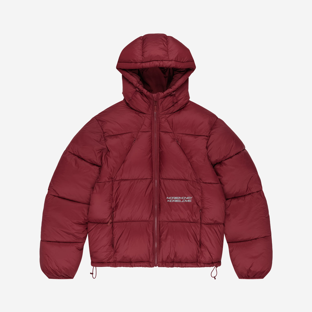 MORE MONEY BIG PUFFER BORDEAUX