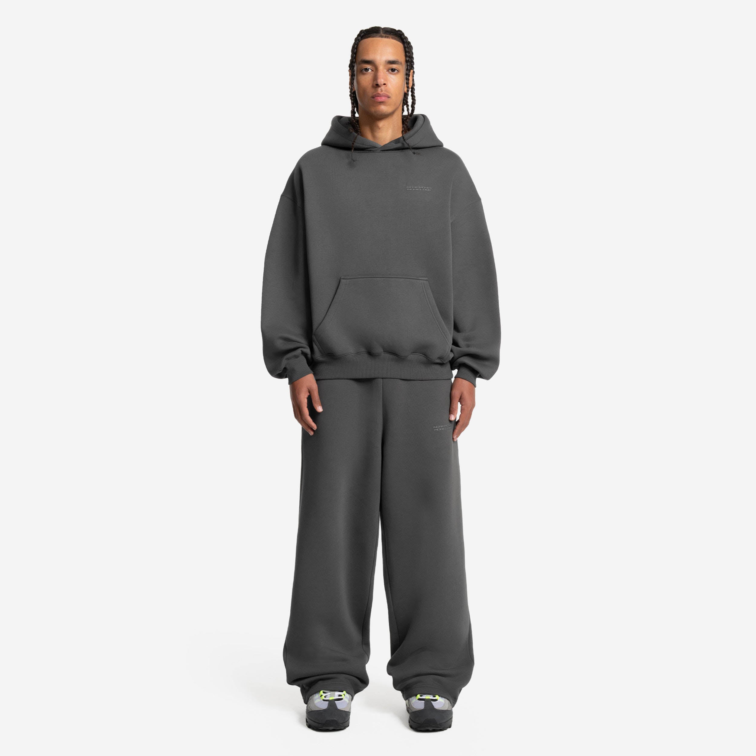 CLOUDS HOODIE DARK GREY