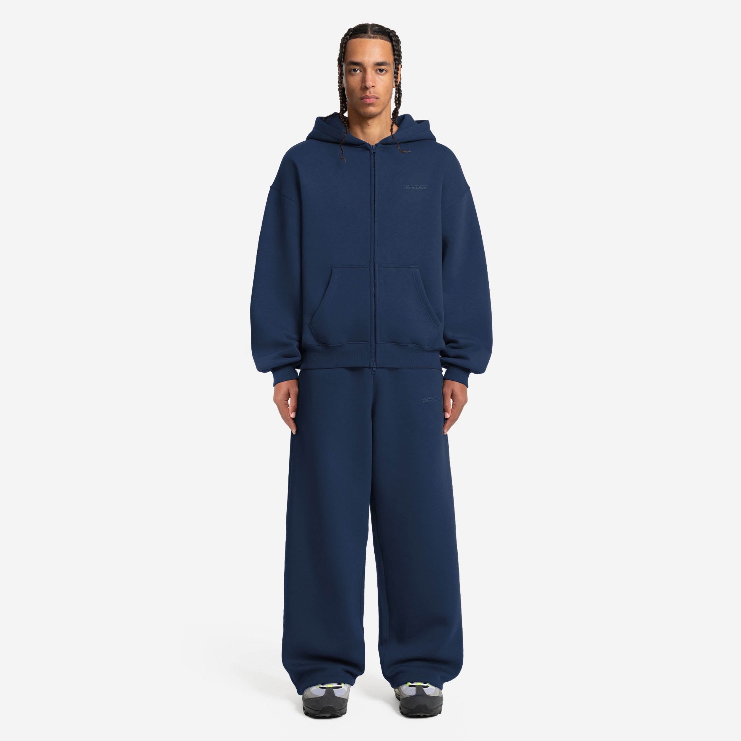 CLOUDS ZIP NAVY