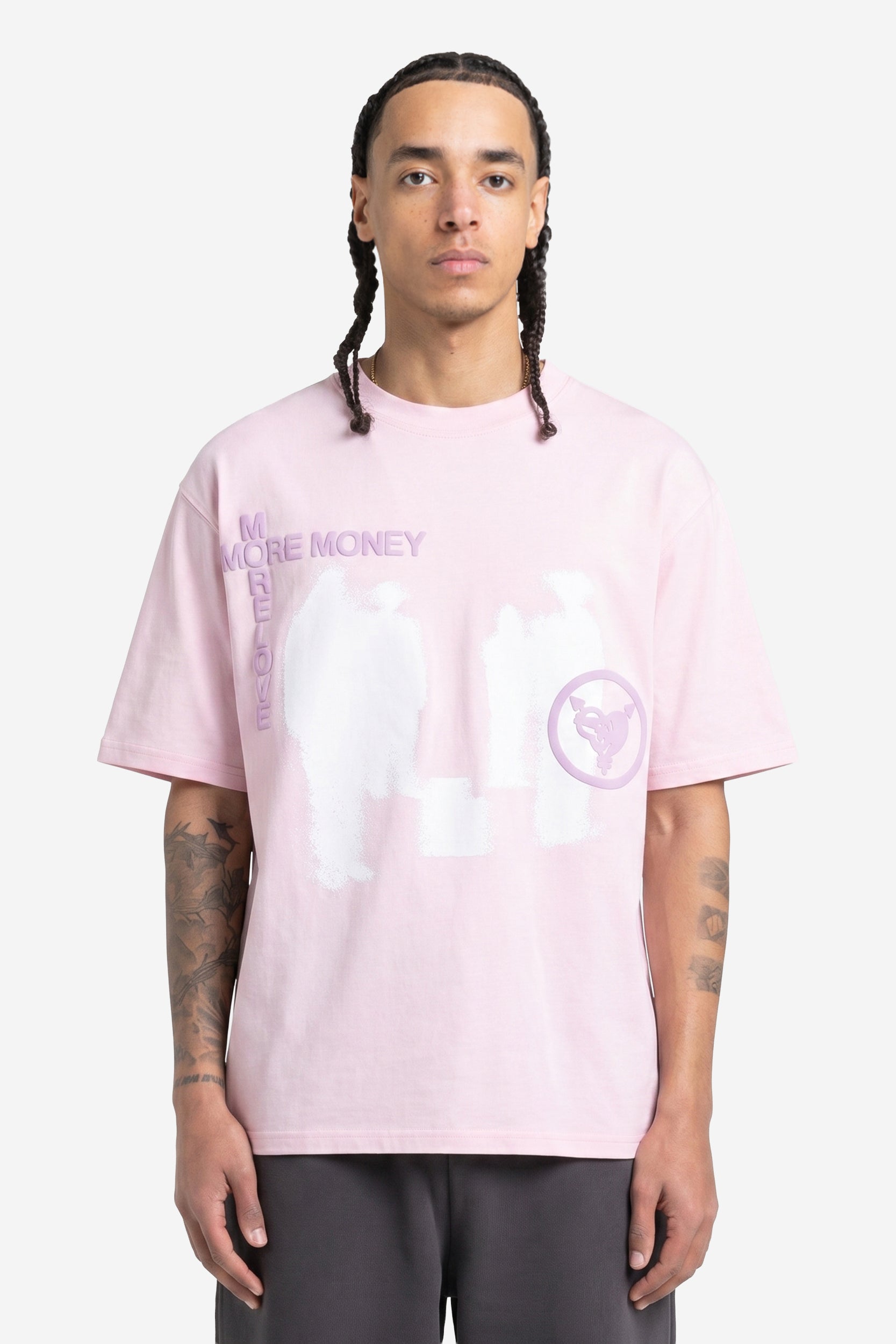 LOST BOND TEE LIGHT PINK
