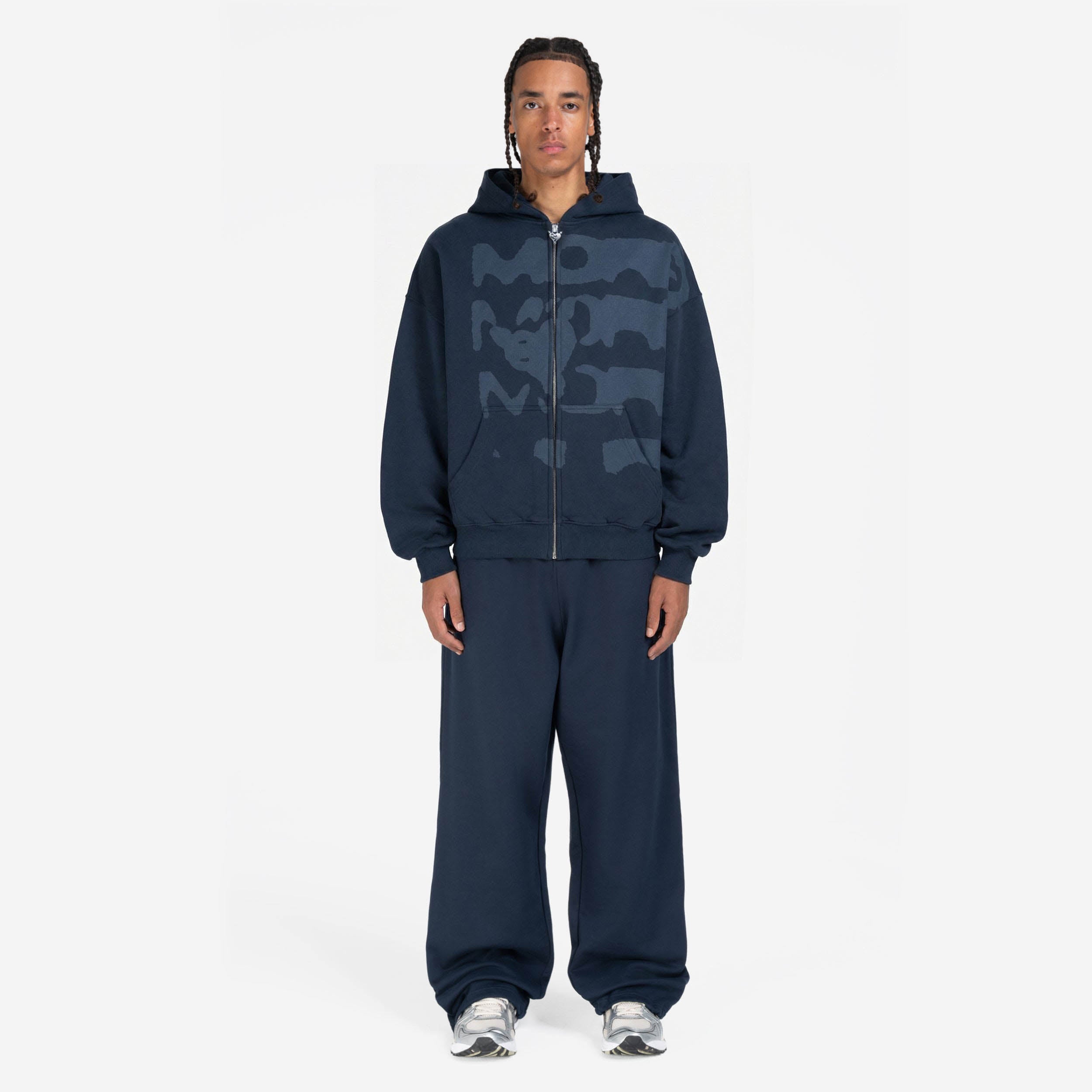 OPEN LEG JOGGER NAVY