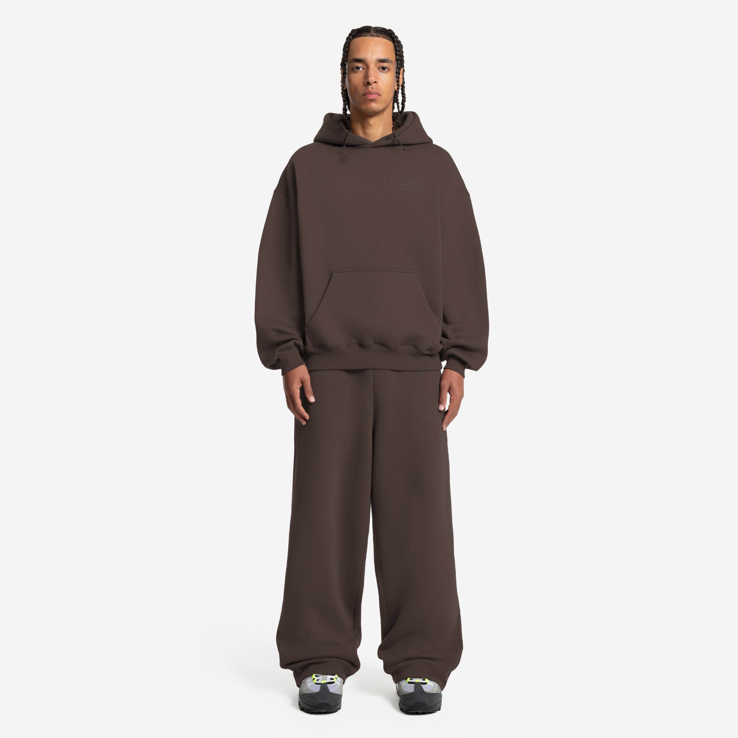 CLOUDS HOODIE BROWN