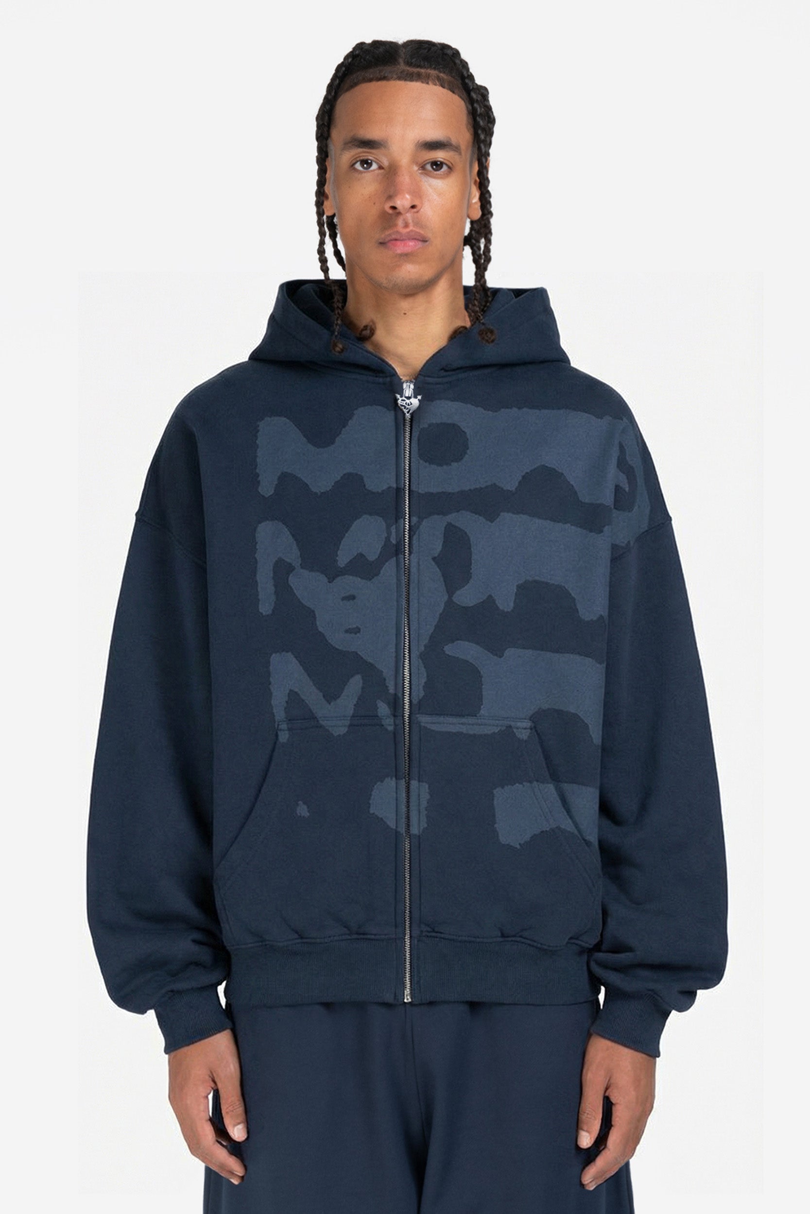 RADIANT CASH ZIP NAVY