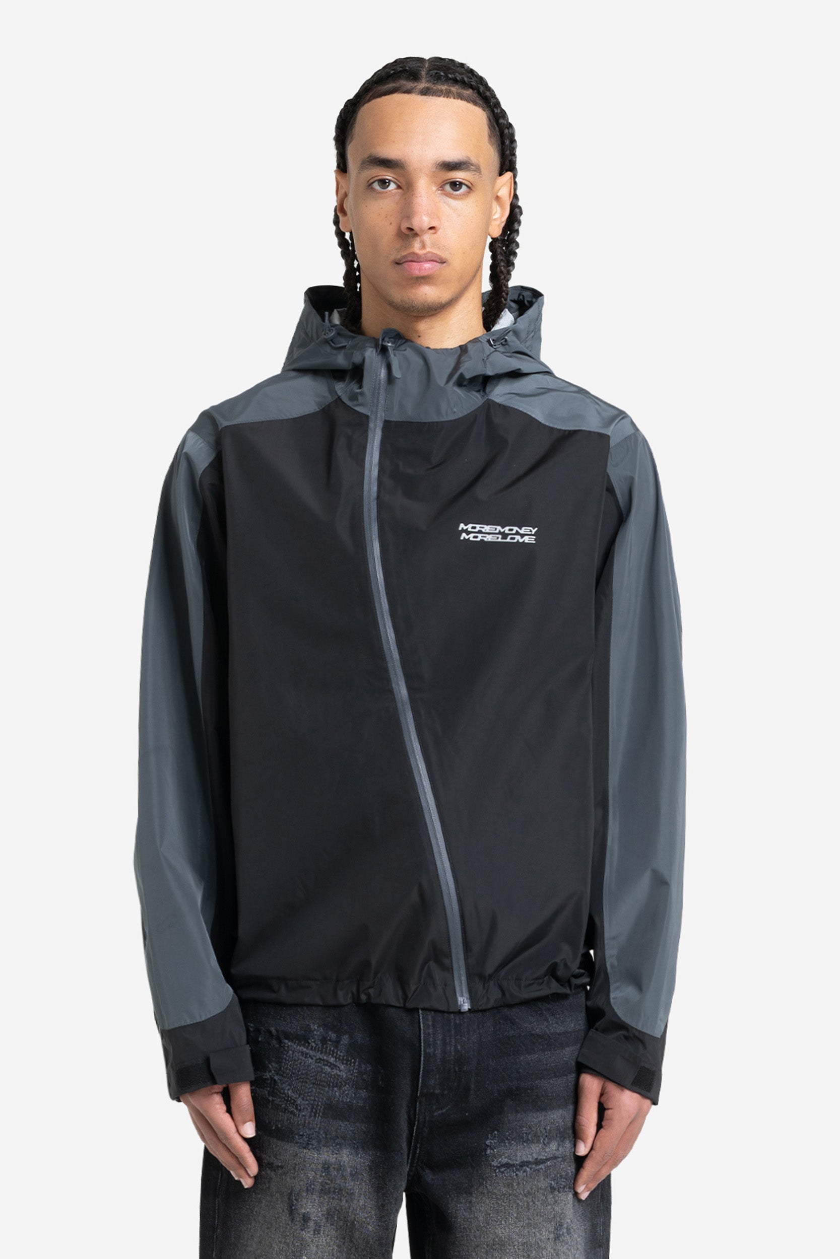 MULTIFACED SHELL JACKET BLACK NOTES