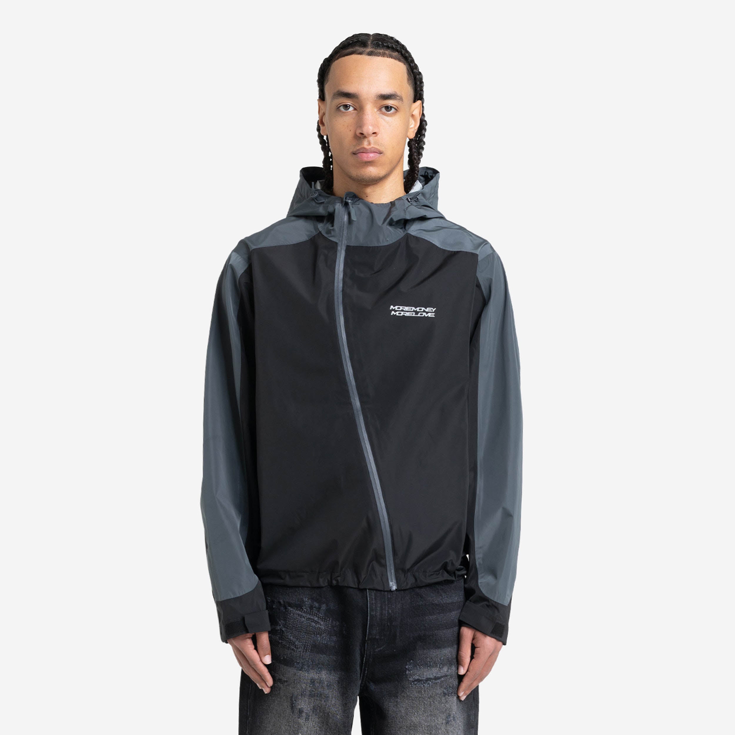 MULTIFACED SHELL JACKET BLACK NOTES