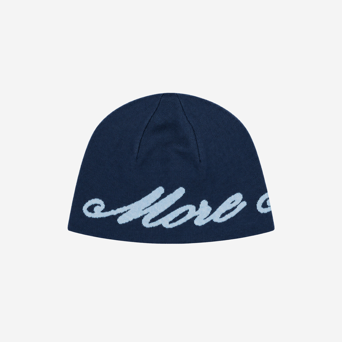 REVERSIBLE MORE MONEY MORE LOVE BEANIE PINK/NAVY