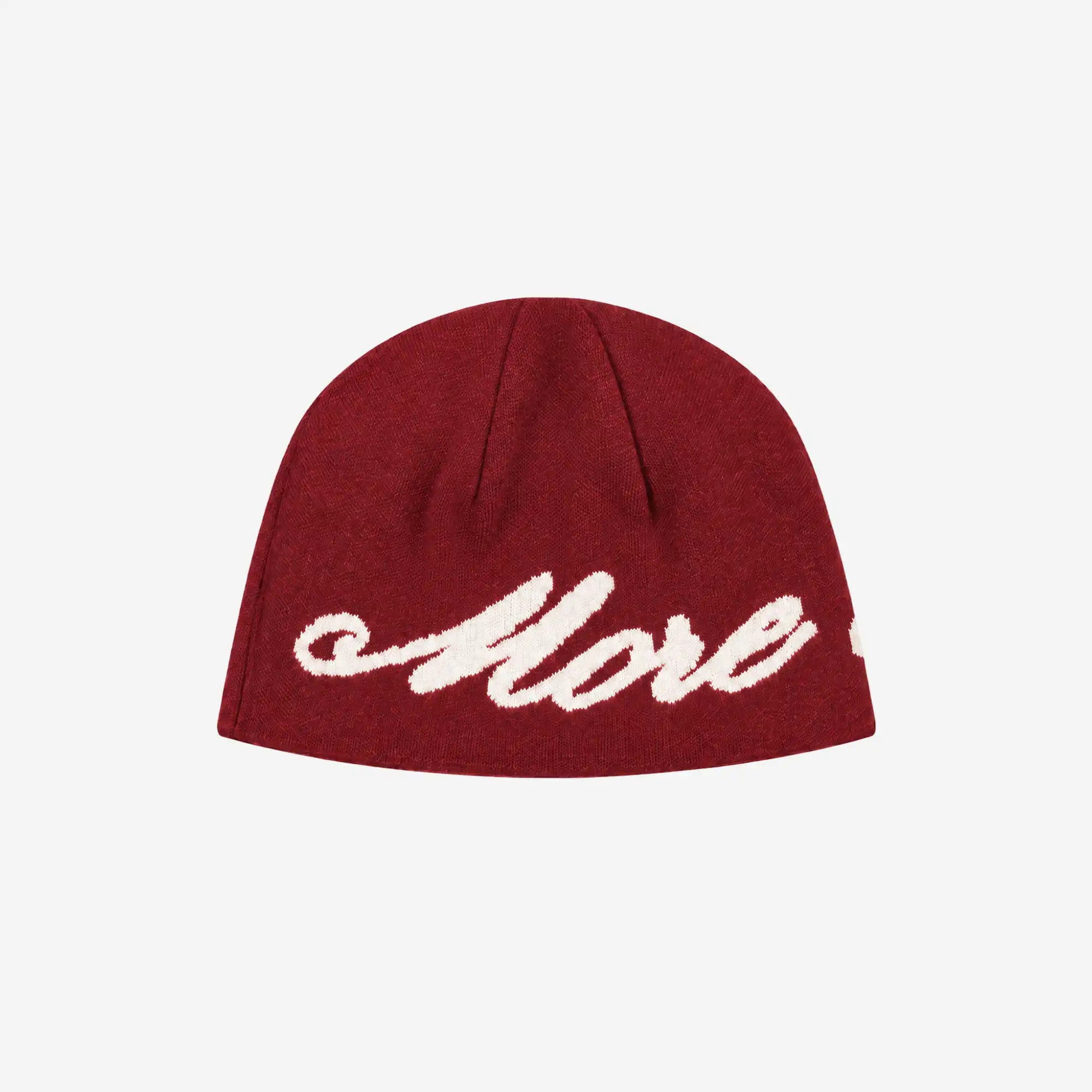 REVERSIBLE MORE MONEY MORE LOVE BEANIE BLACK/RED