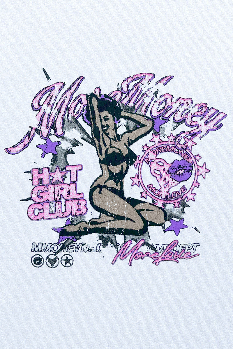HOT GIRL TEE WHITE