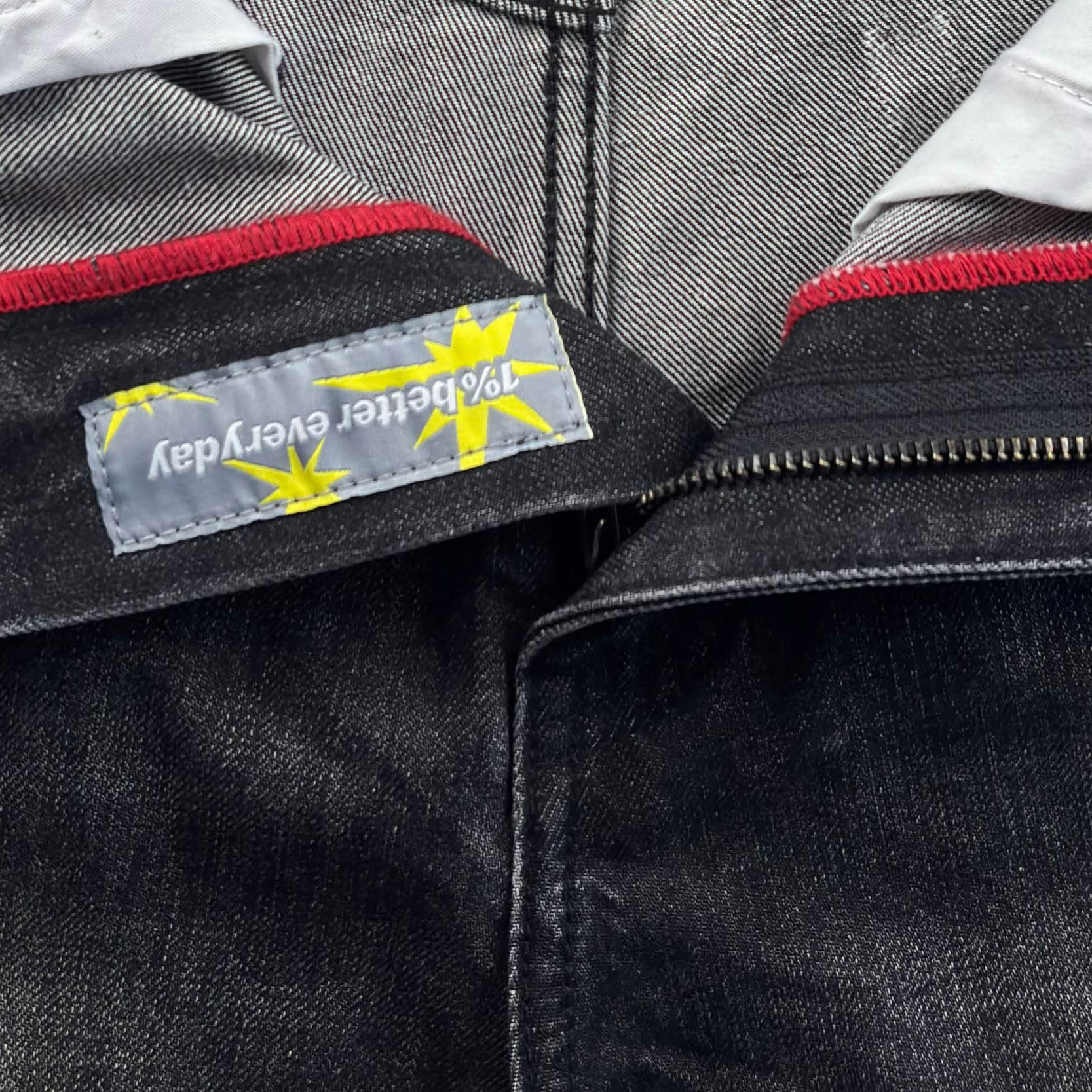 REPAIR DENIM BLACK IRON