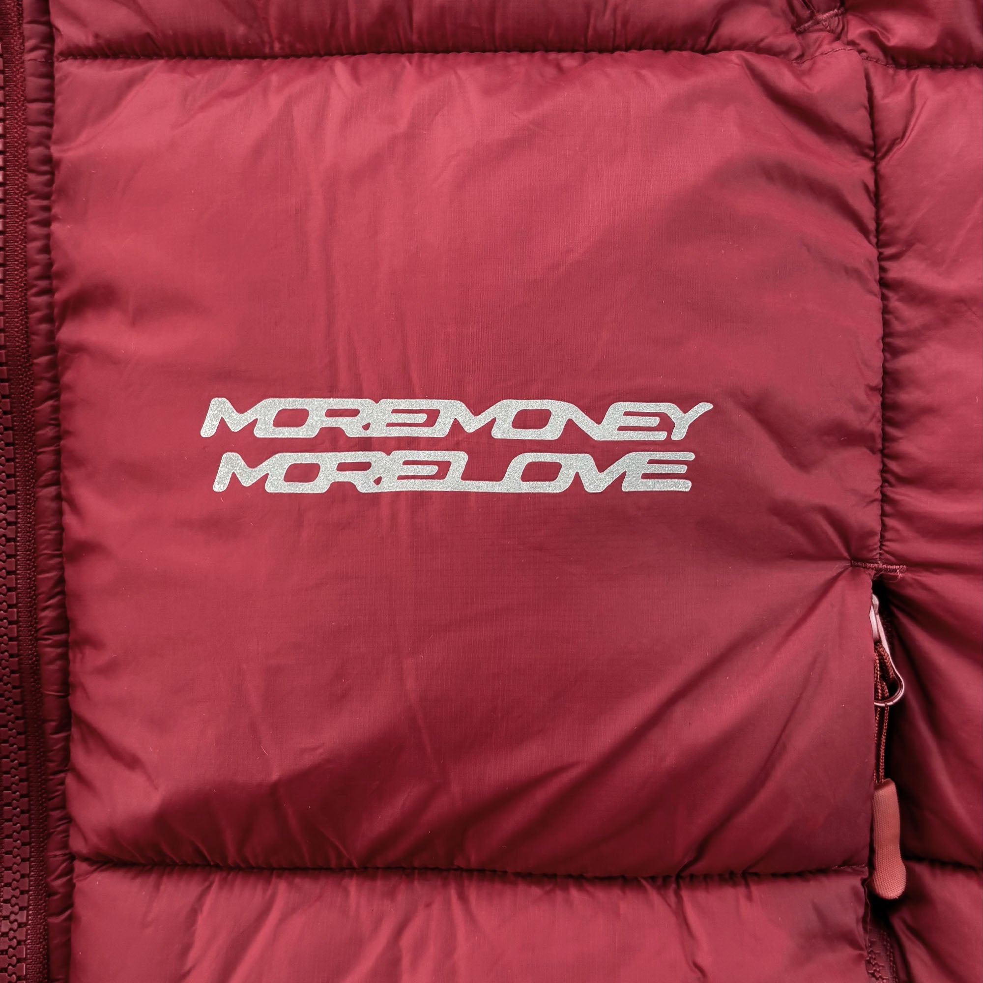 MORE MONEY BIG PUFFER BORDEAUX