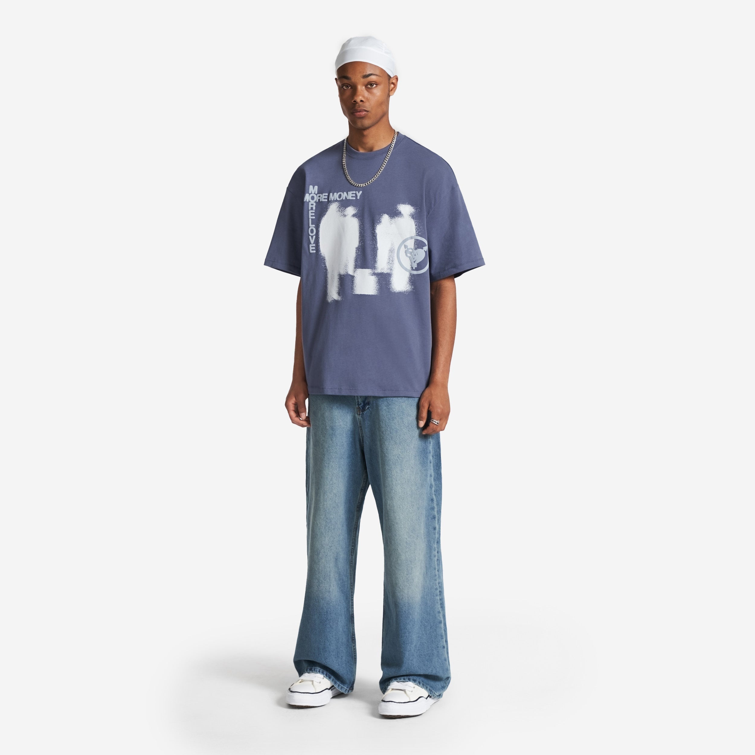 LOST BOND TEE BLUE SMOKE
