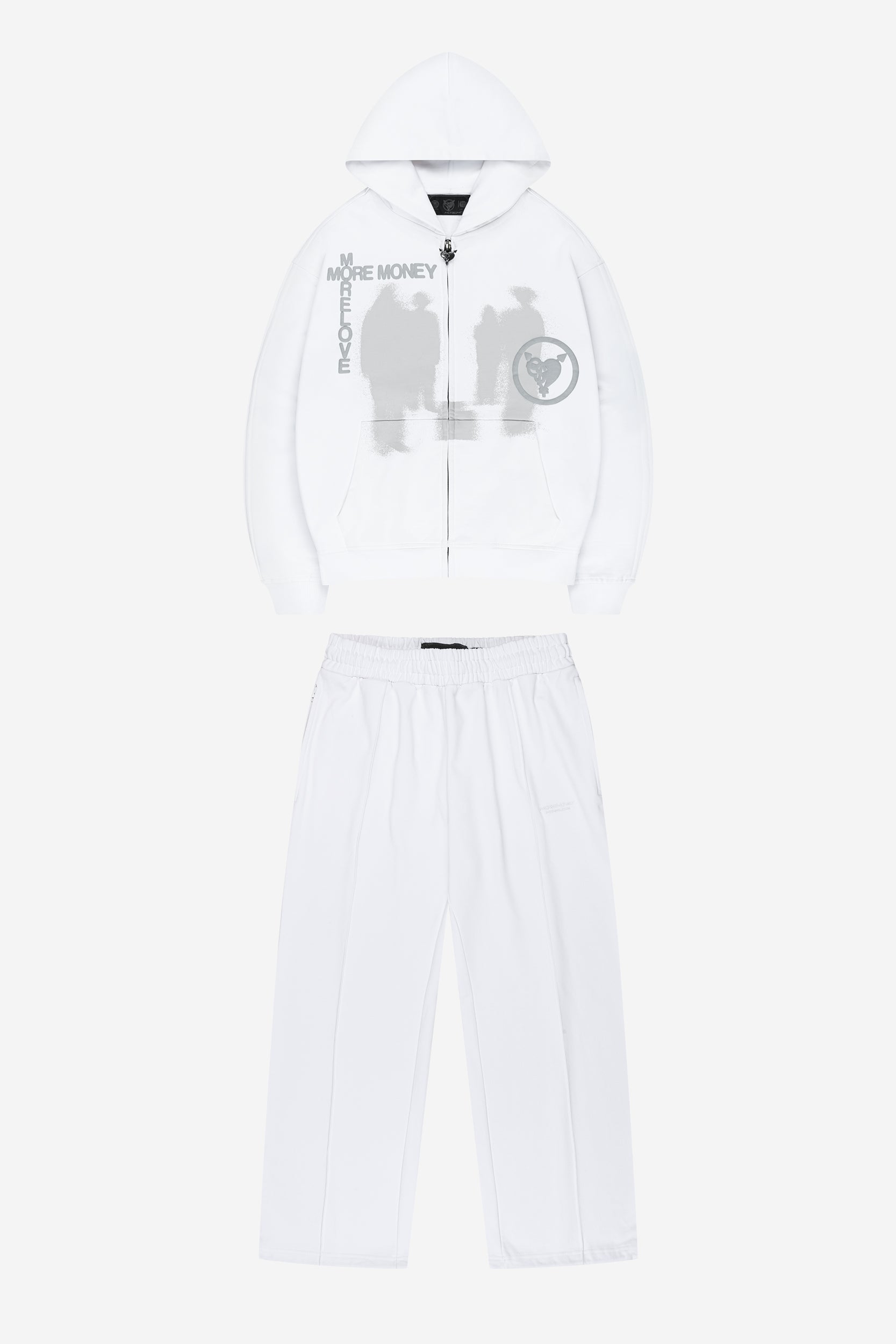 LOST BOND ZIP WHITE + BASE JOGGER WHITE