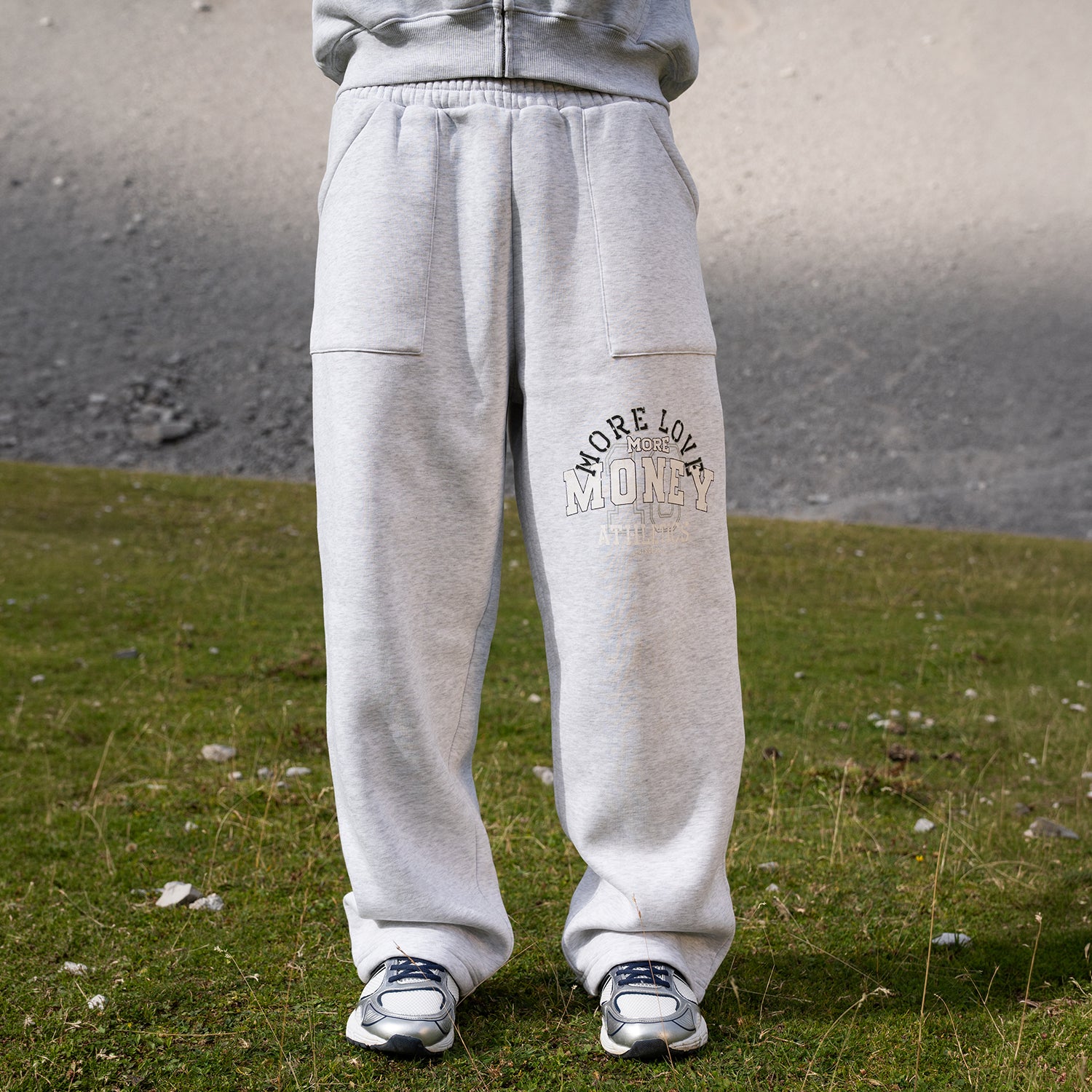 ATHL. JOGGER HEATHER GREY