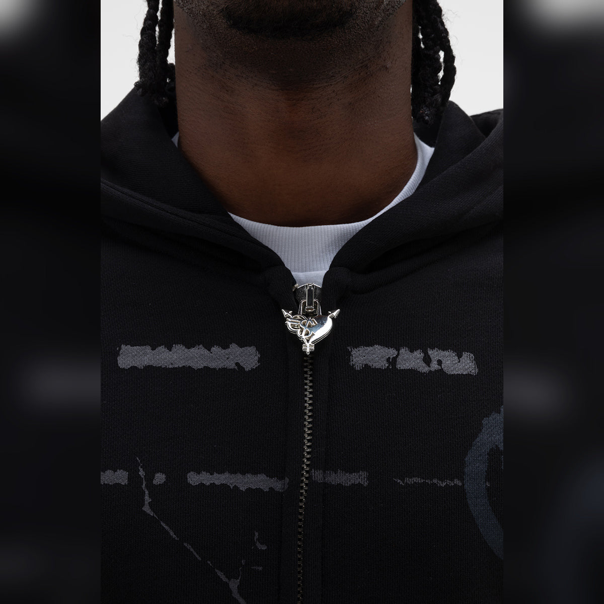 MONEY ROOTED ZIP ALL BLACK 